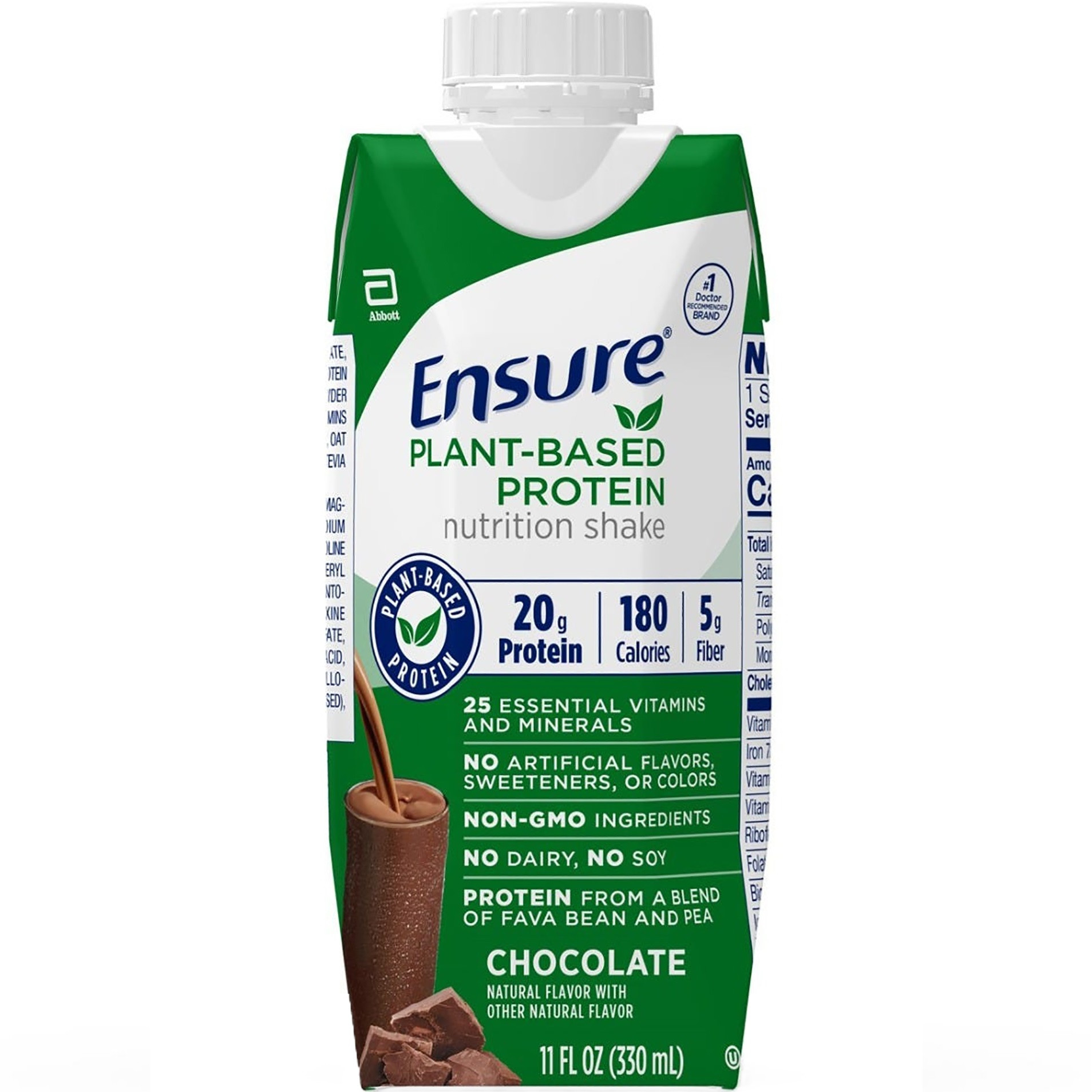 Ensure Plant-Based Protein Nutritional Shake, Carton