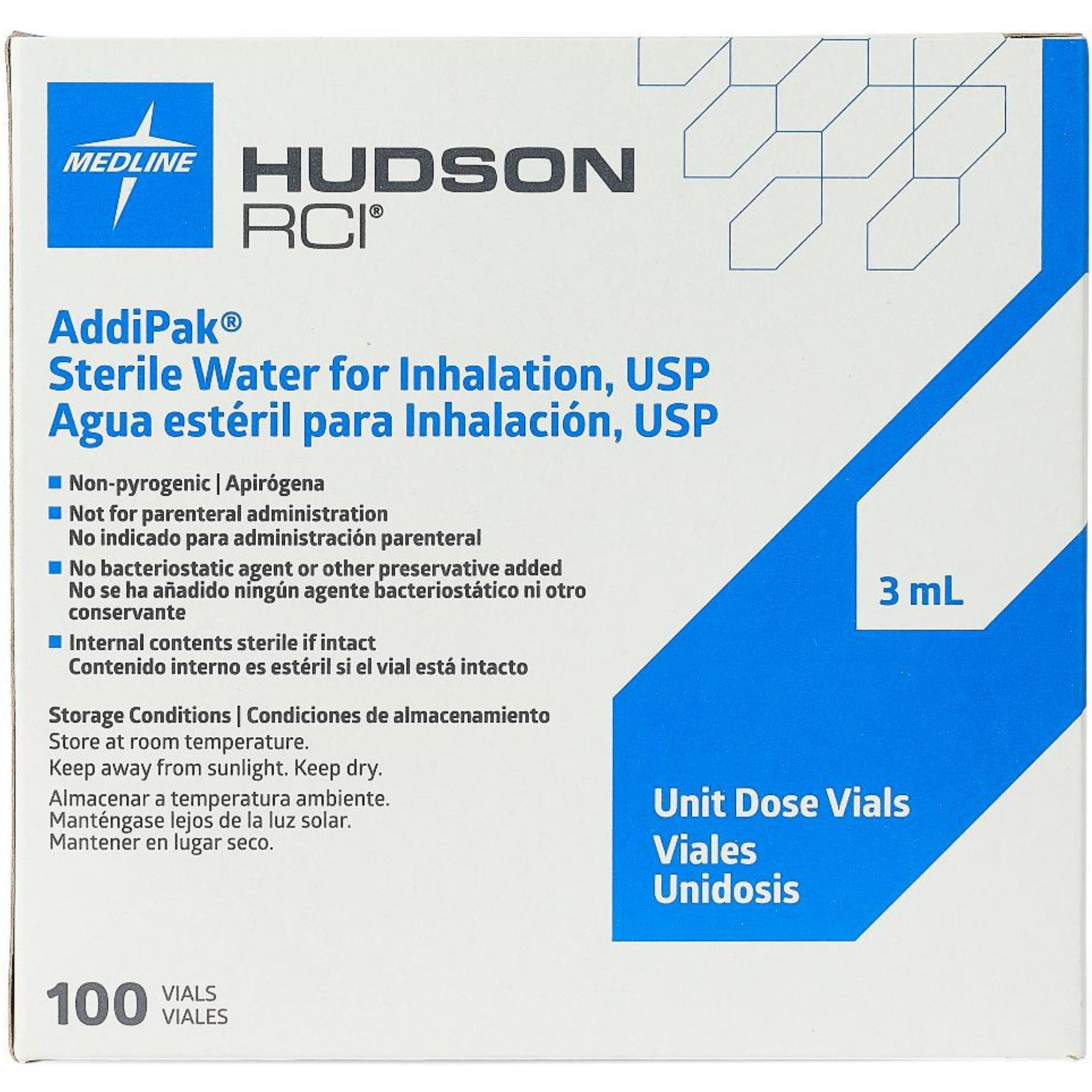 Hudson RCI Addipak Sterile Water for Inhalation