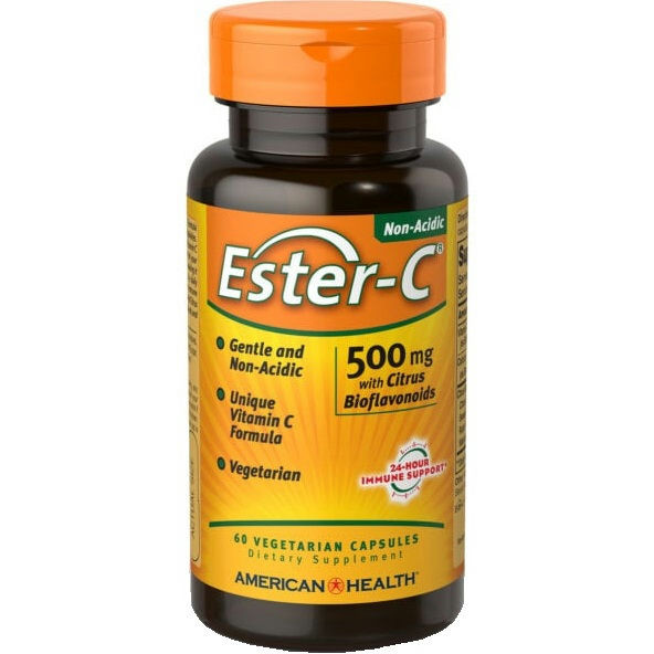 Ester-C 500 mg with Citrus Bioflavonoids, Vegetarian Capsules