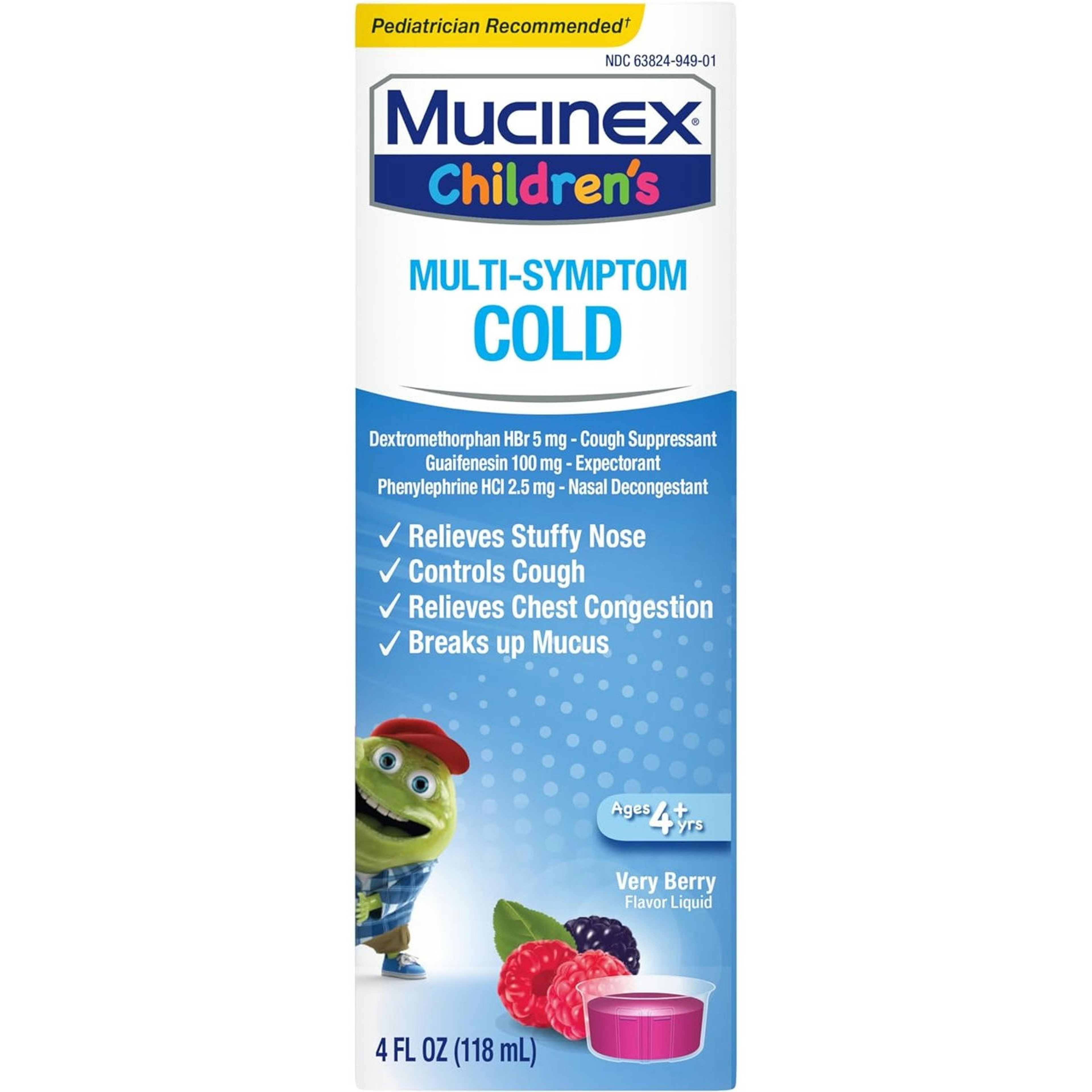 Mucinex Children's Multi-Symptom Cold Liquid