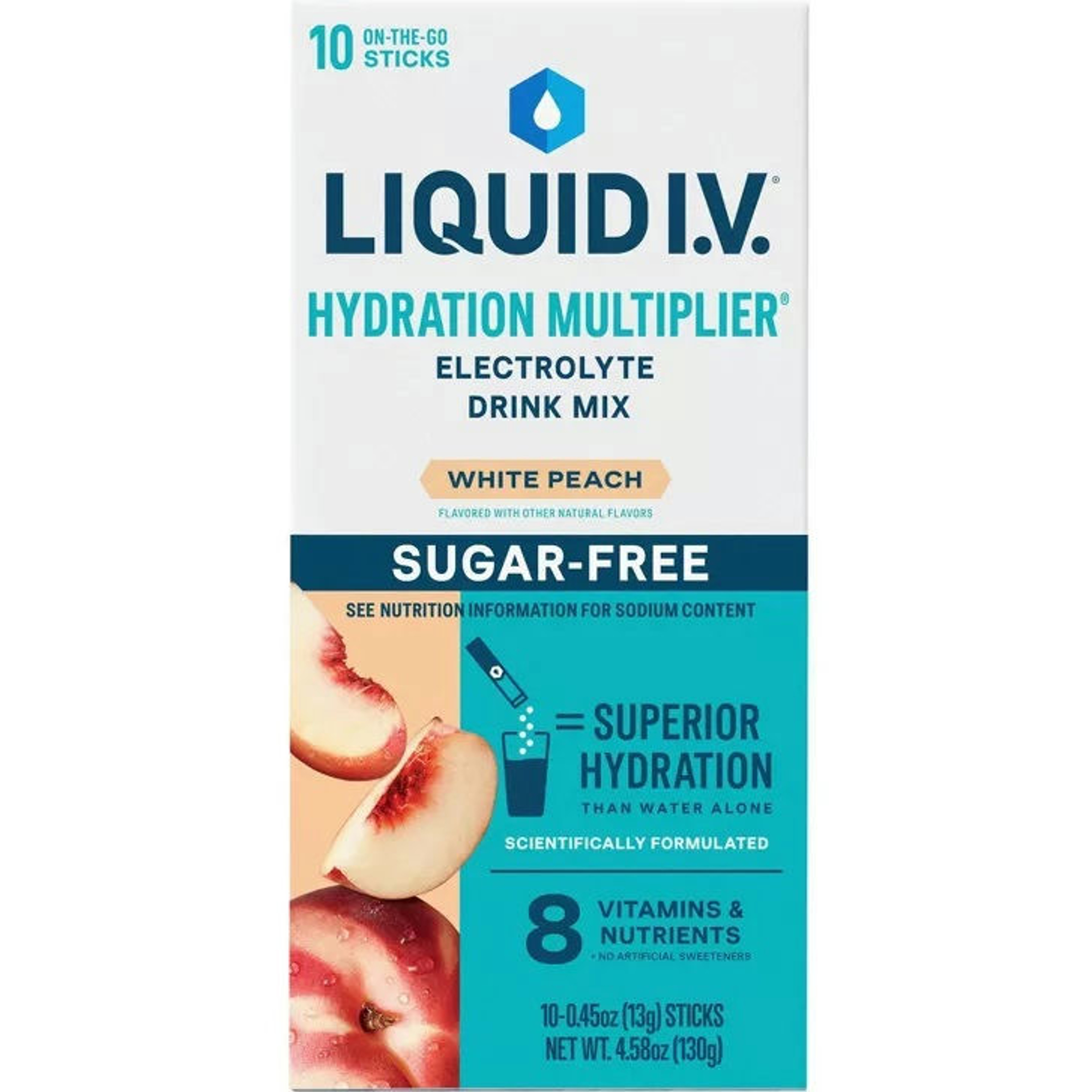 Liquid I.V. Sugar-Free Hydration Multiplier Electrolyte Drink Mix
