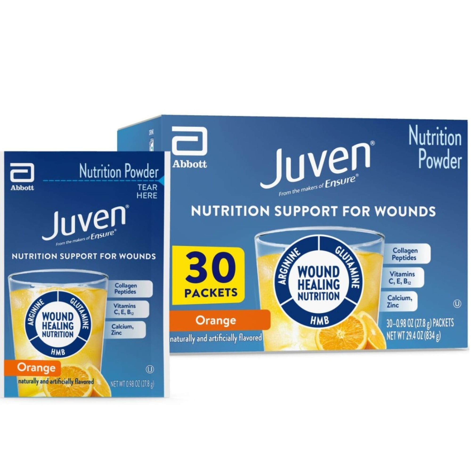 Juven Nutrition Support for Wound Healing, Orange