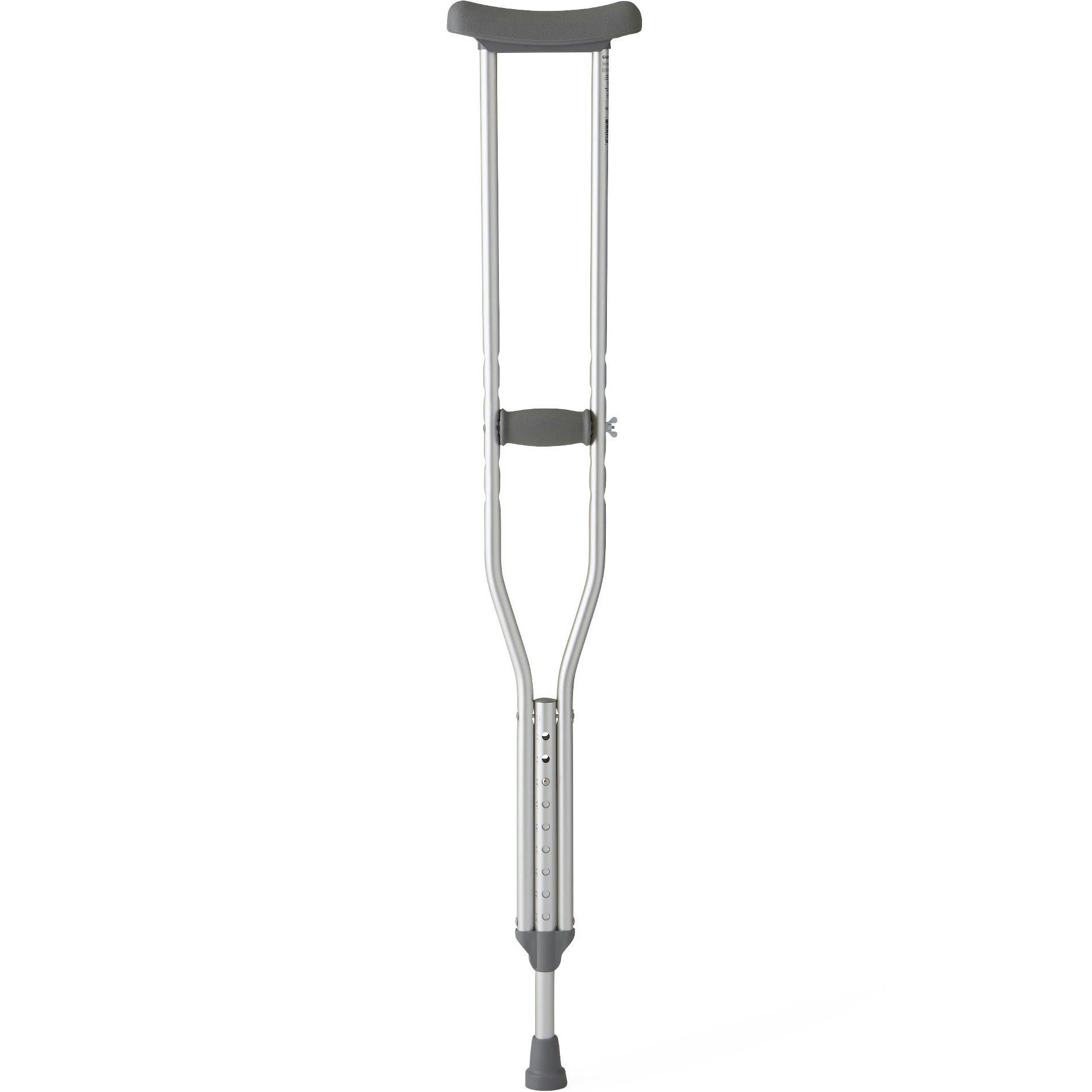 Medline Standard Aluminum Push-Button Crutches