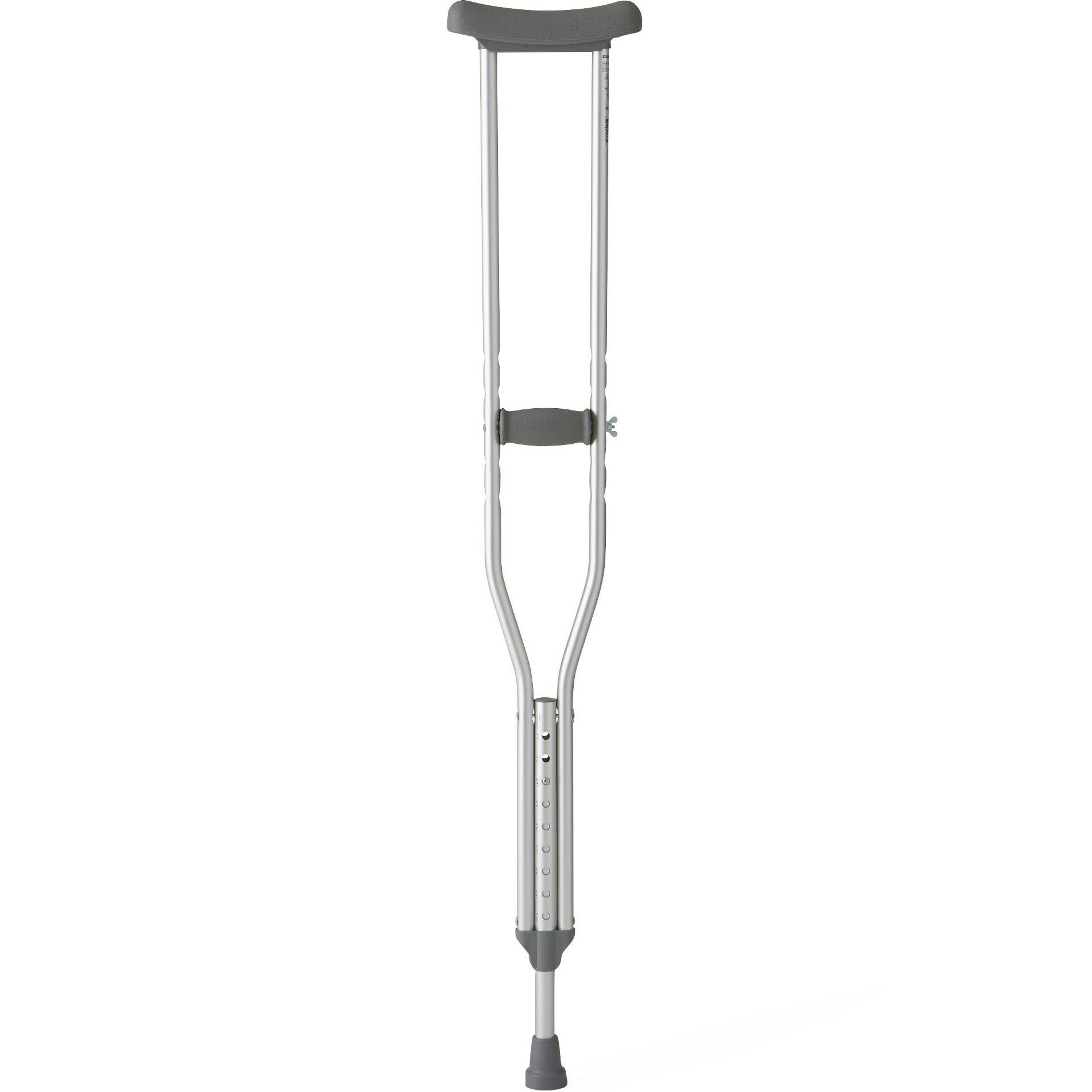 Medline Standard Aluminum Push-Button Crutches