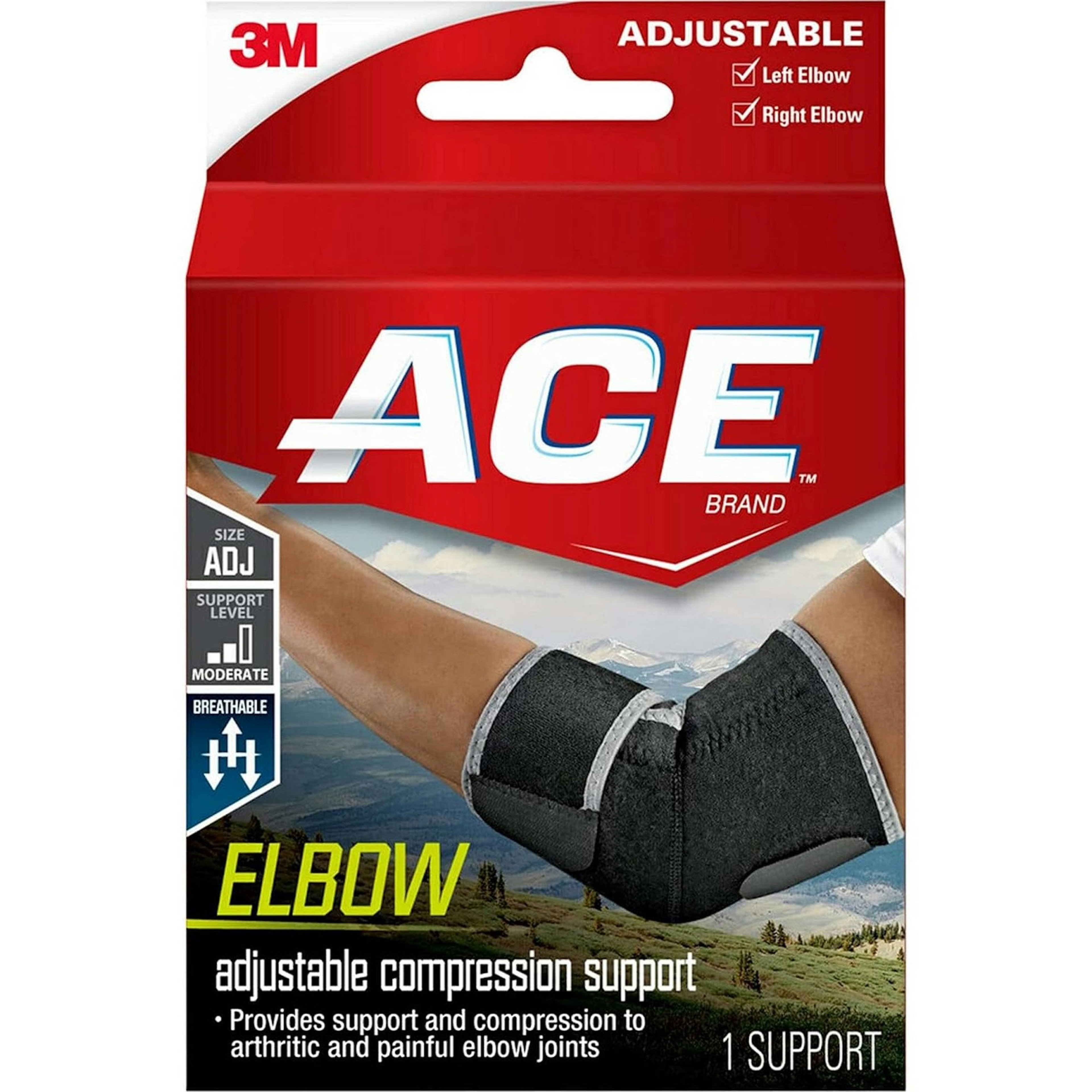 3M ACE Adjustable Neoprene Elbow Support