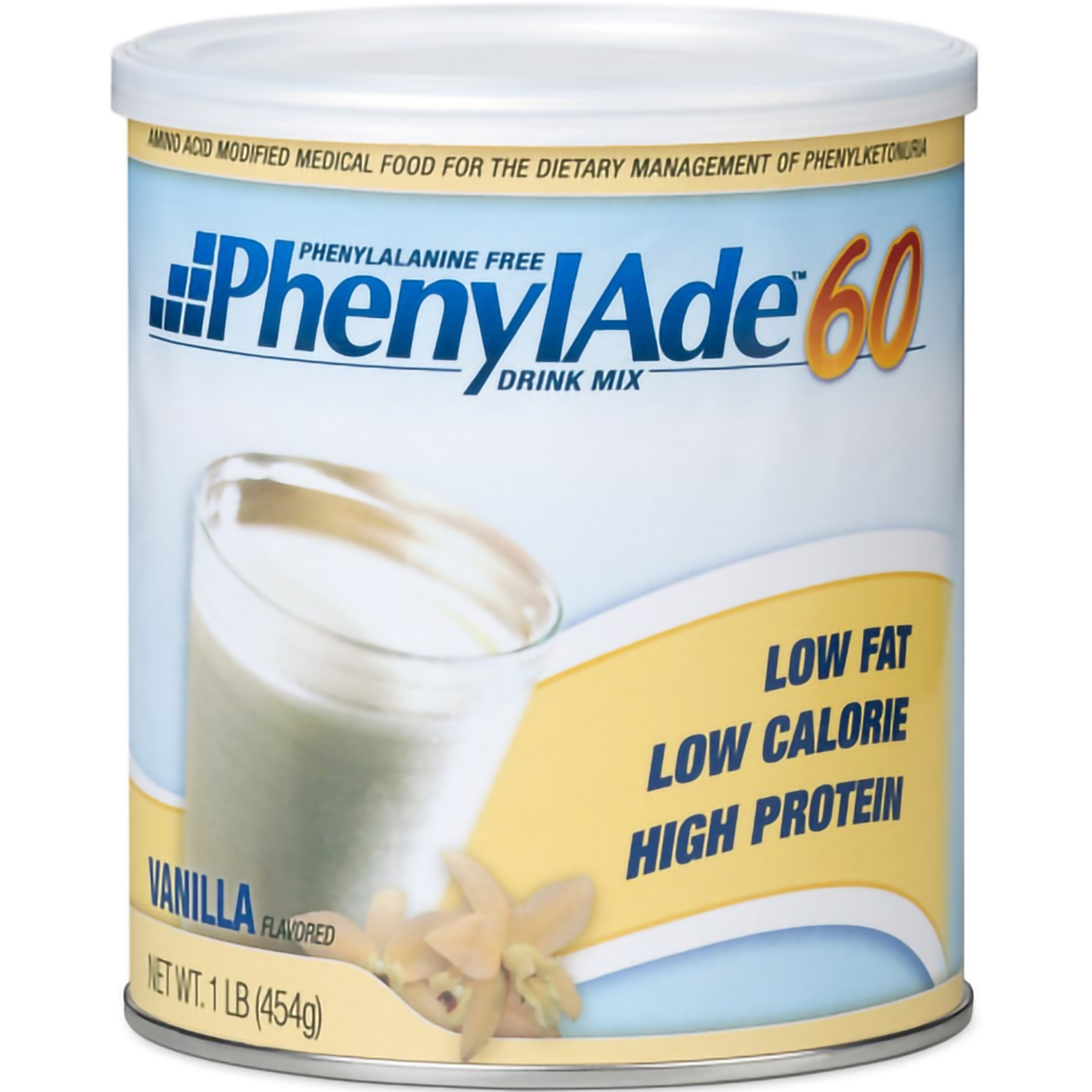 Nutricia PhenylAde 60 Drink Mix, Vanilla, 1 lb