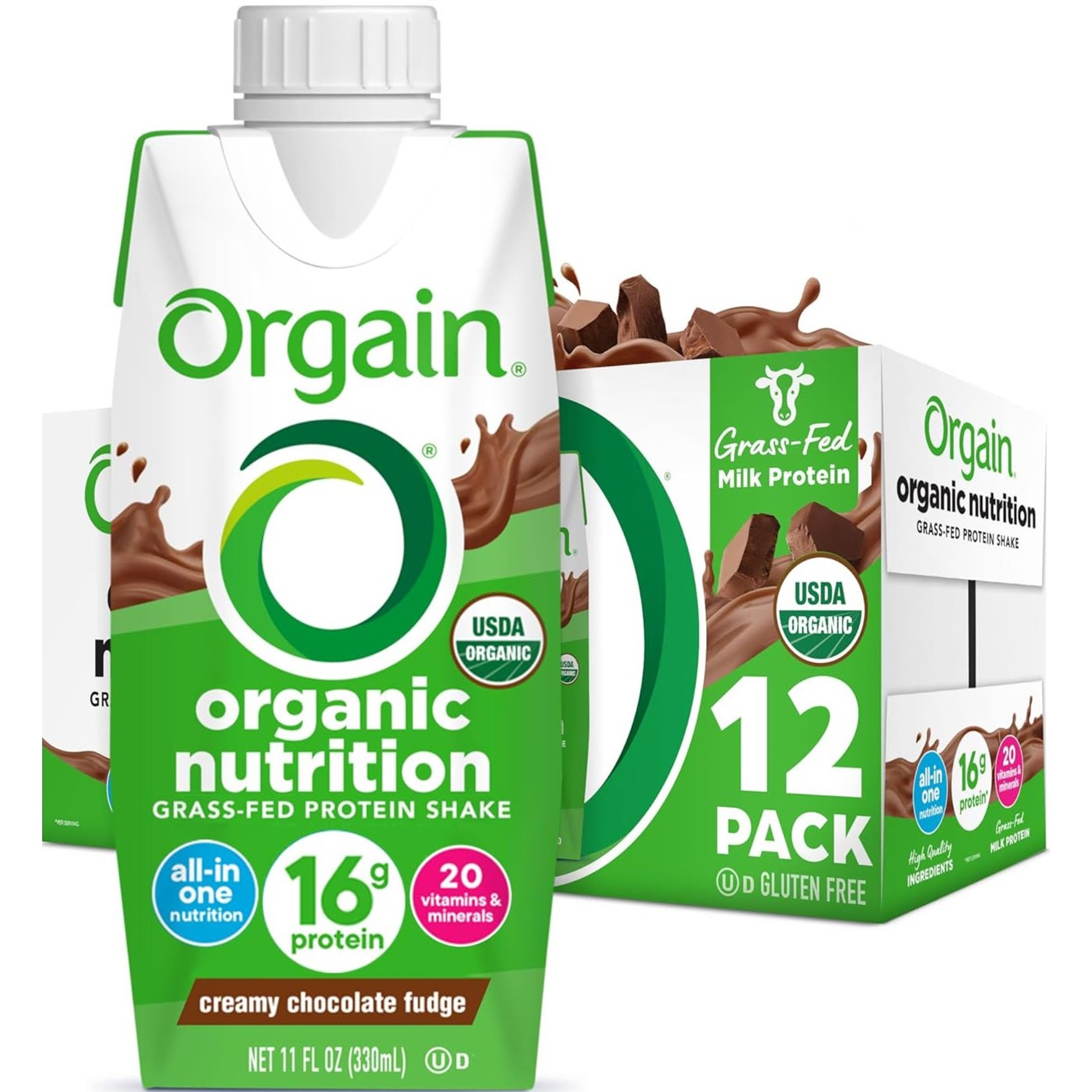 Orgain Organic Nutrition Grass-Fed Nutritional Shake