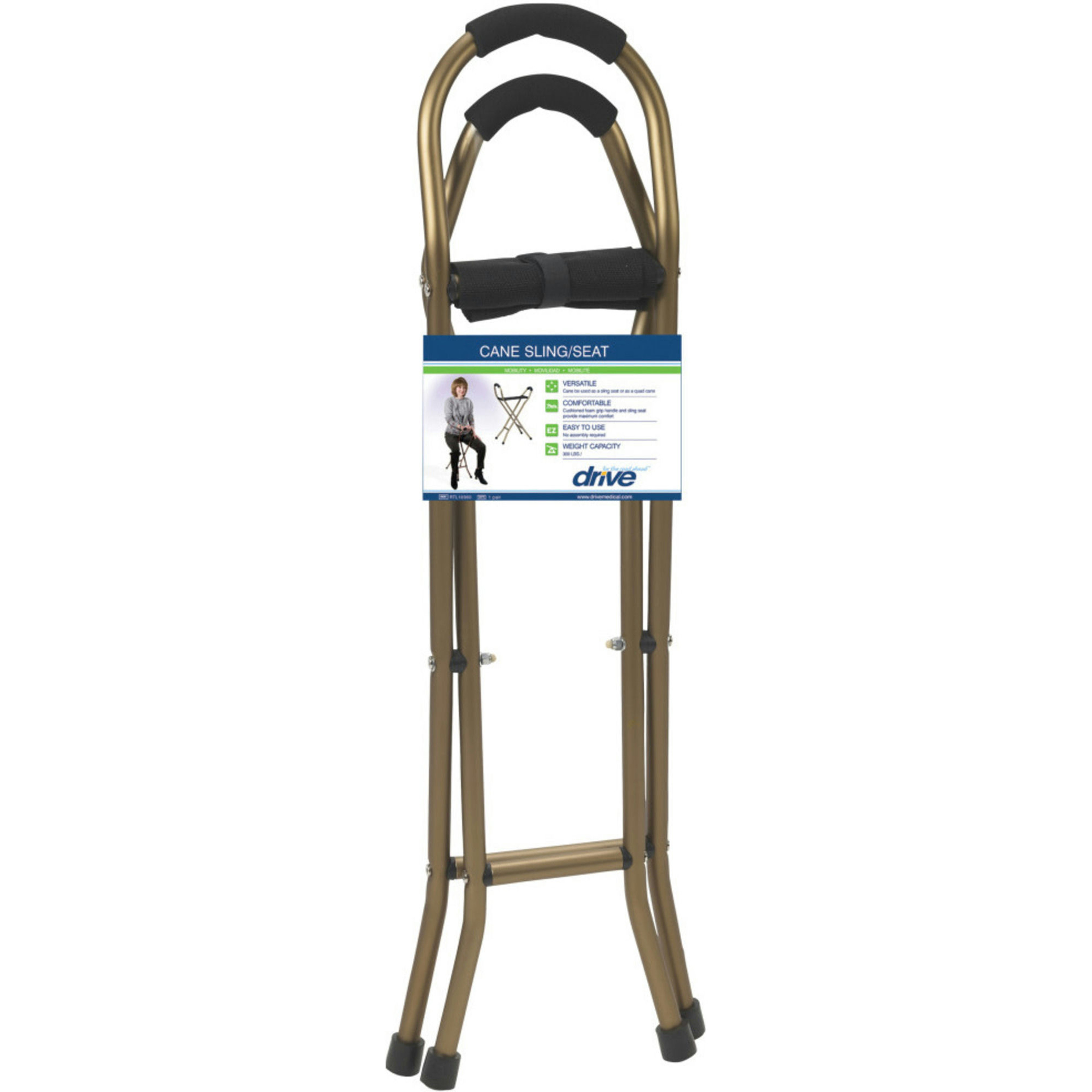 Drive Cane with Sling Seat