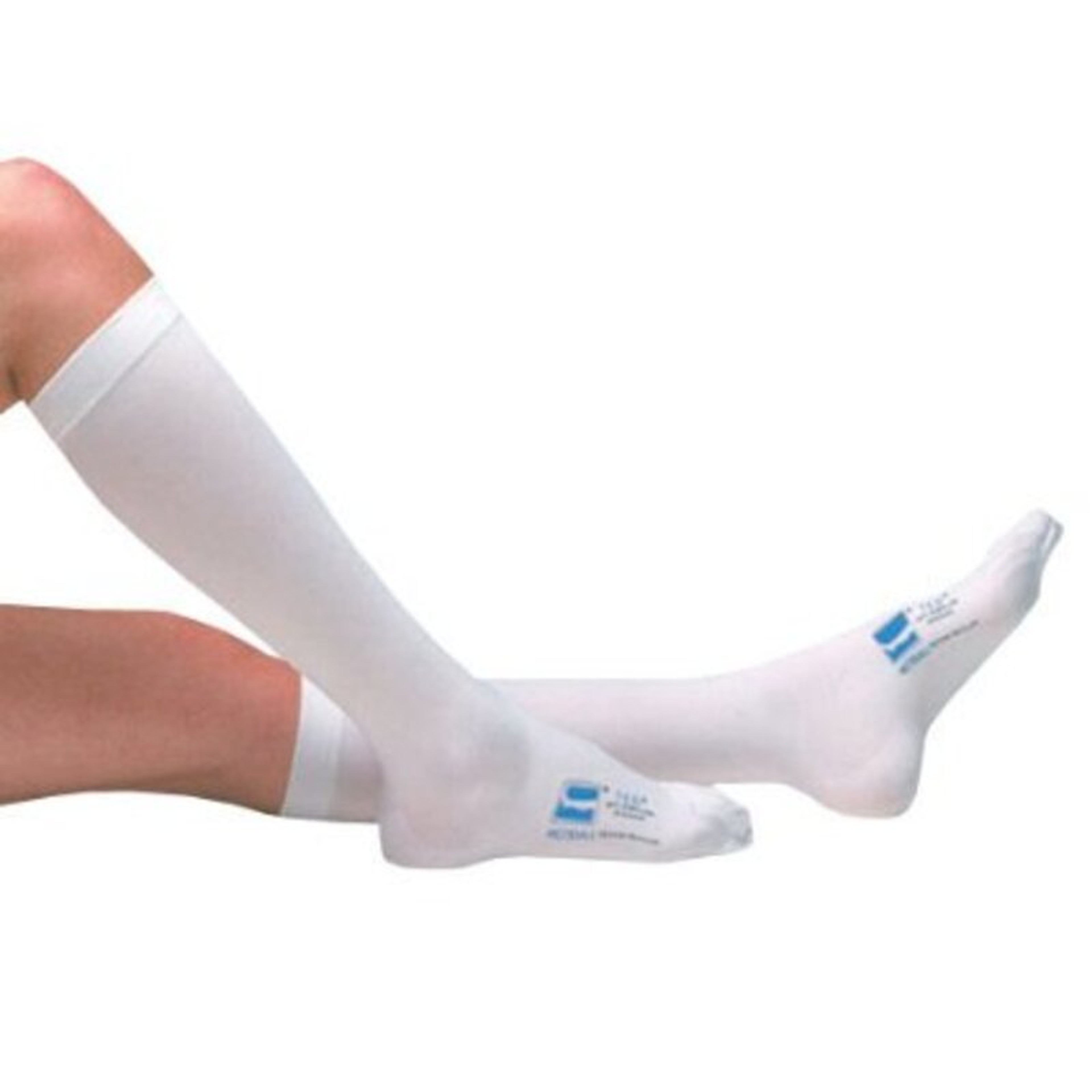 T.E.D. Anti-Embolism Knee High Inspection Toe Stockings for Acute Care, Long