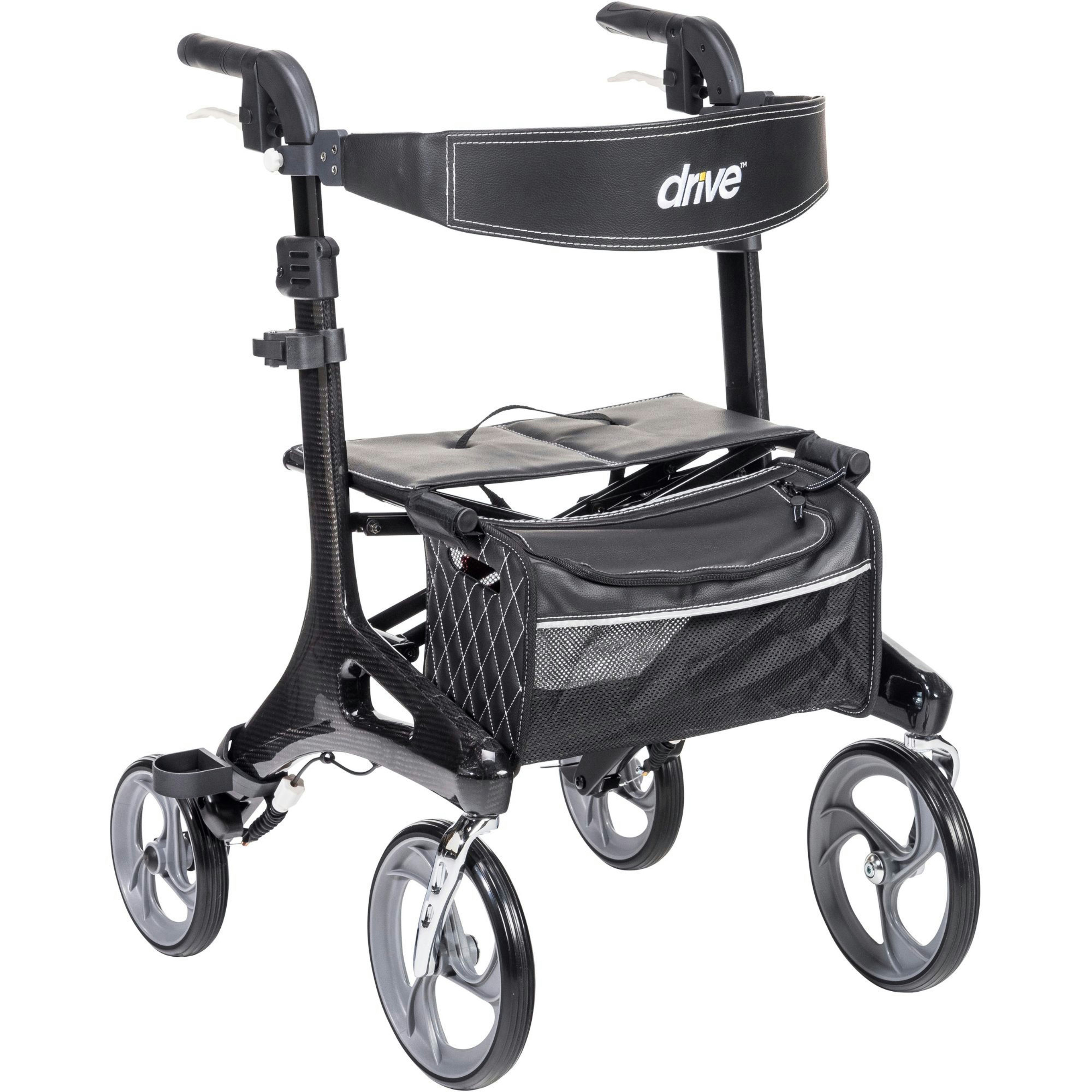 Drive Nitro Elite CF Carbon Fiber Rollator Rolling Walker