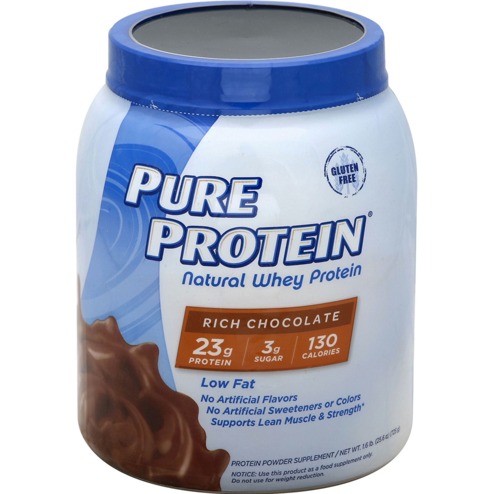 Pure Protein Natural Whey Protein Powder Supplement