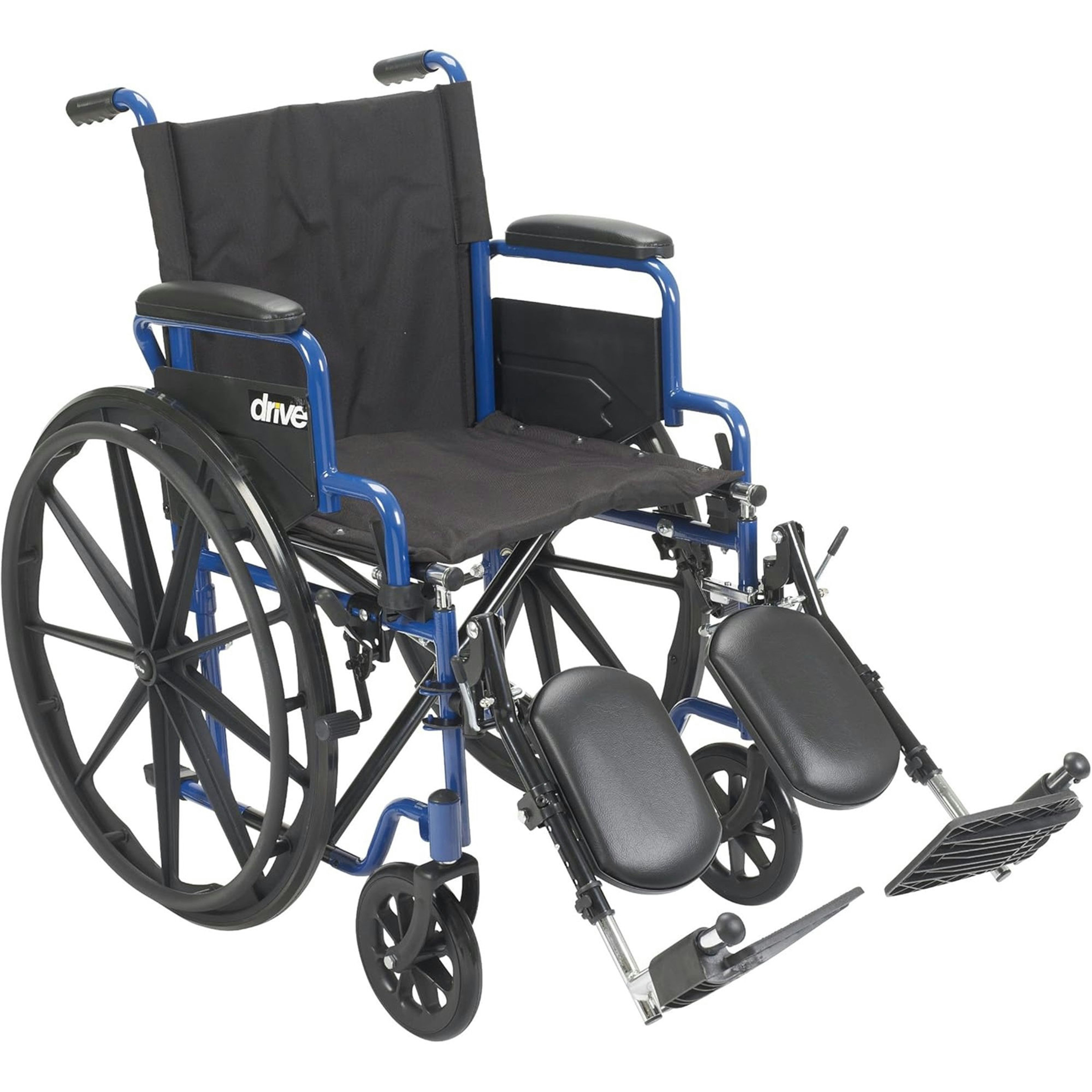 Drive Blue Streak Wheelchair with Flip Back Desk Arm