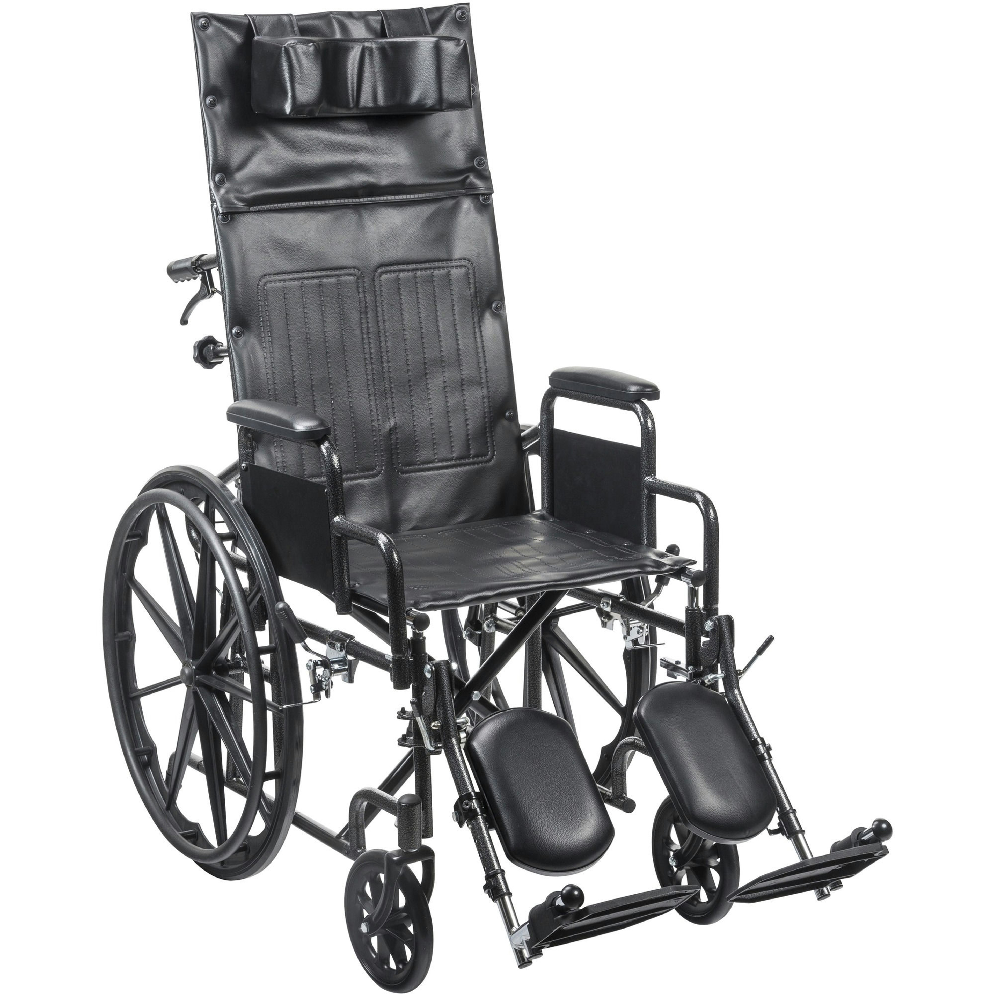 Drive Silver Sport Recliner, Detachable Desk Arm