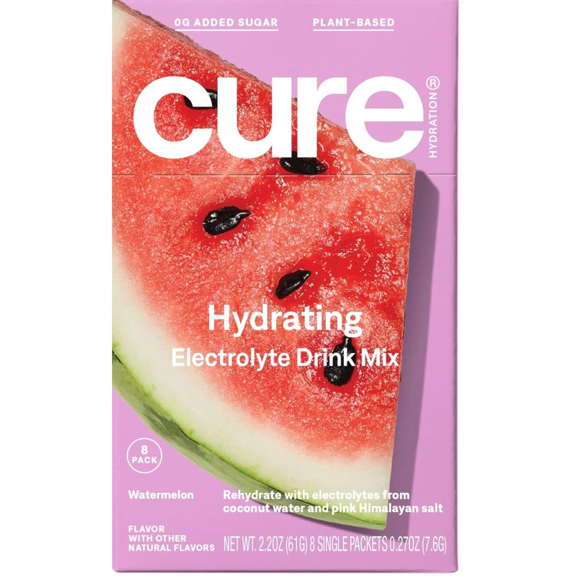 Cure Hydration Electrolyte Drink Mix, Watermelon