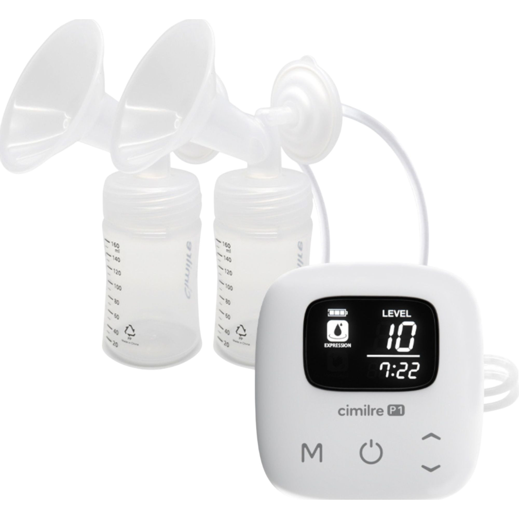 Cimilre P1 Portable Double Electric and Rechargeable Breast Pump