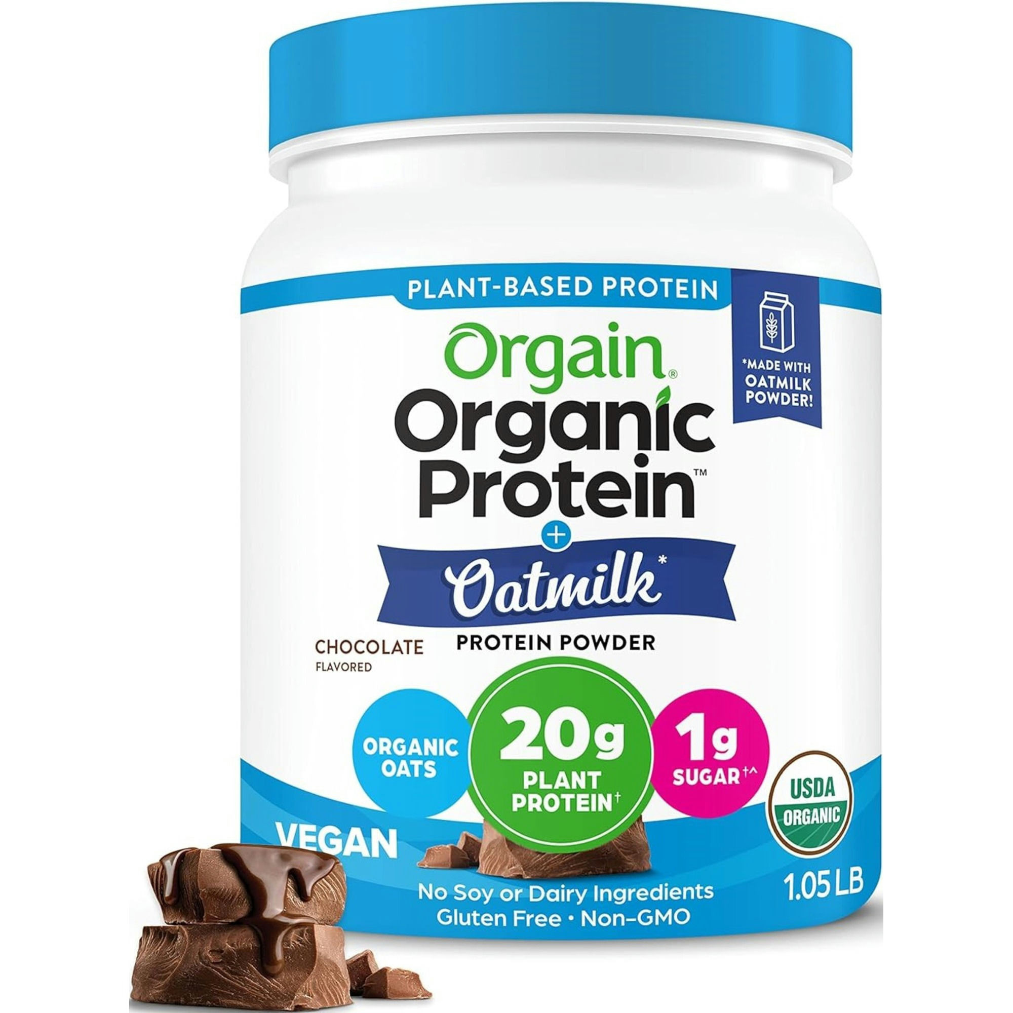 Orgain Organic Protein + Oatmilk Plant Based Protein Powder