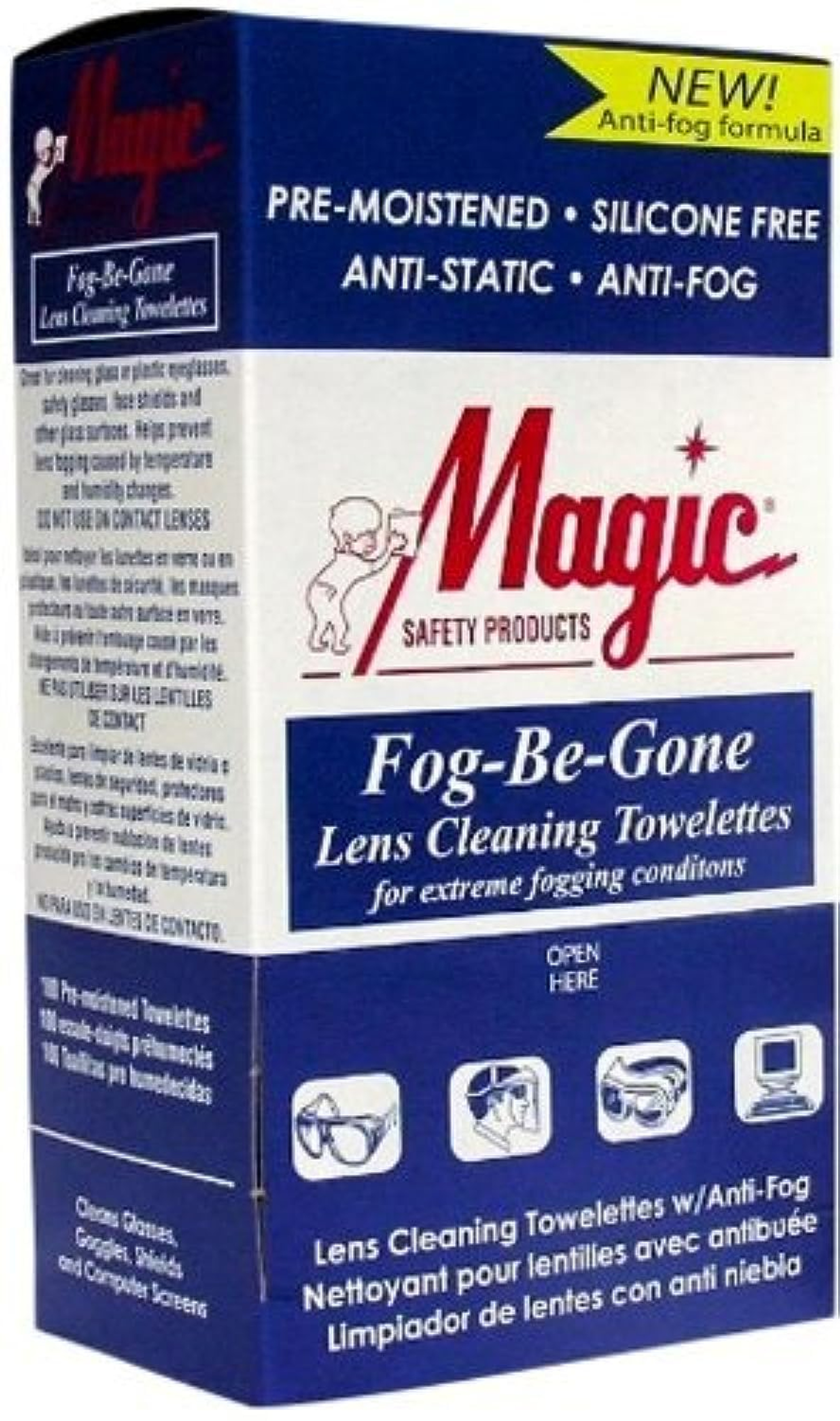 Magic Fog Be Gone Lens Cleaning Towelette