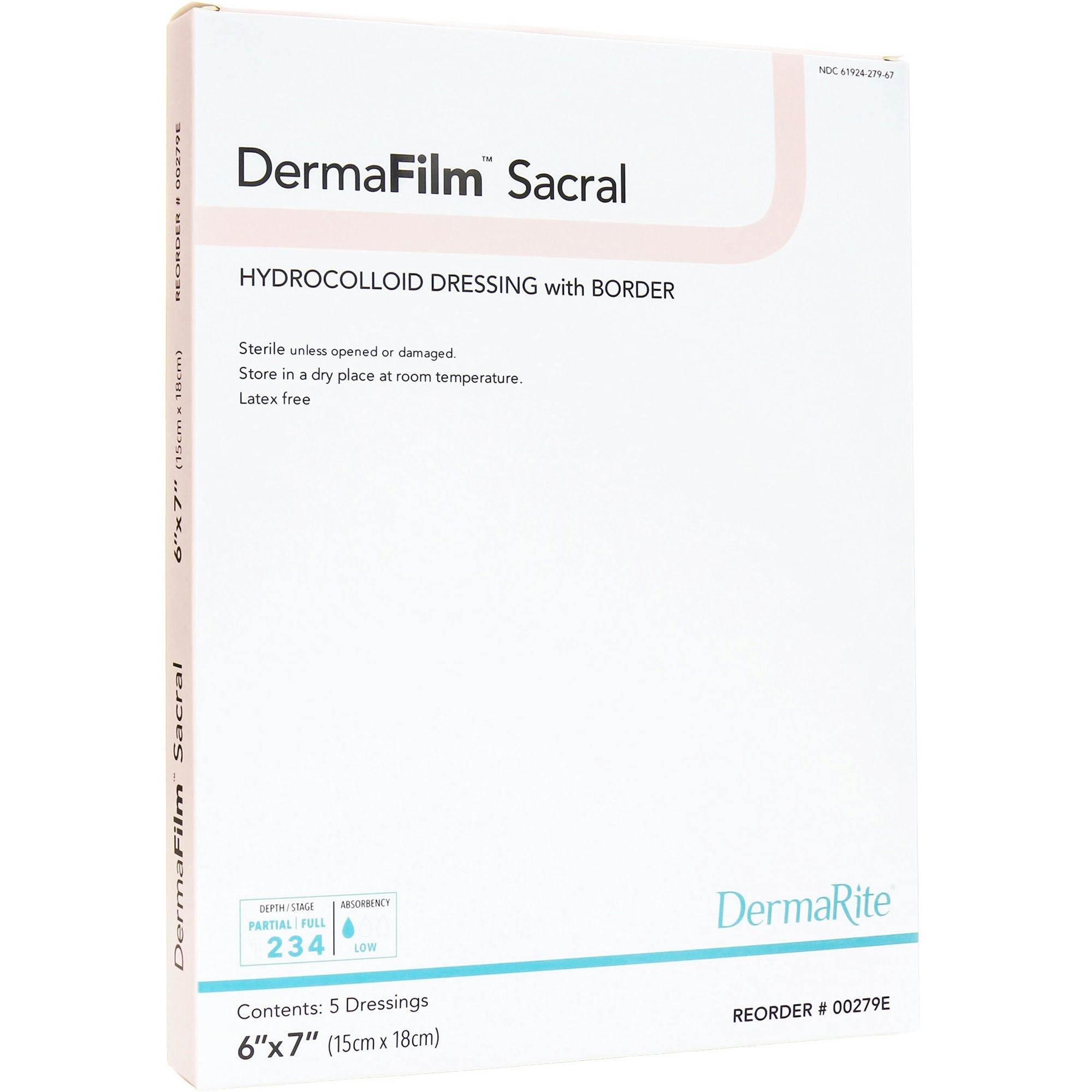 DermaRite DermaFilm Hydrocolloid Wound Dressing