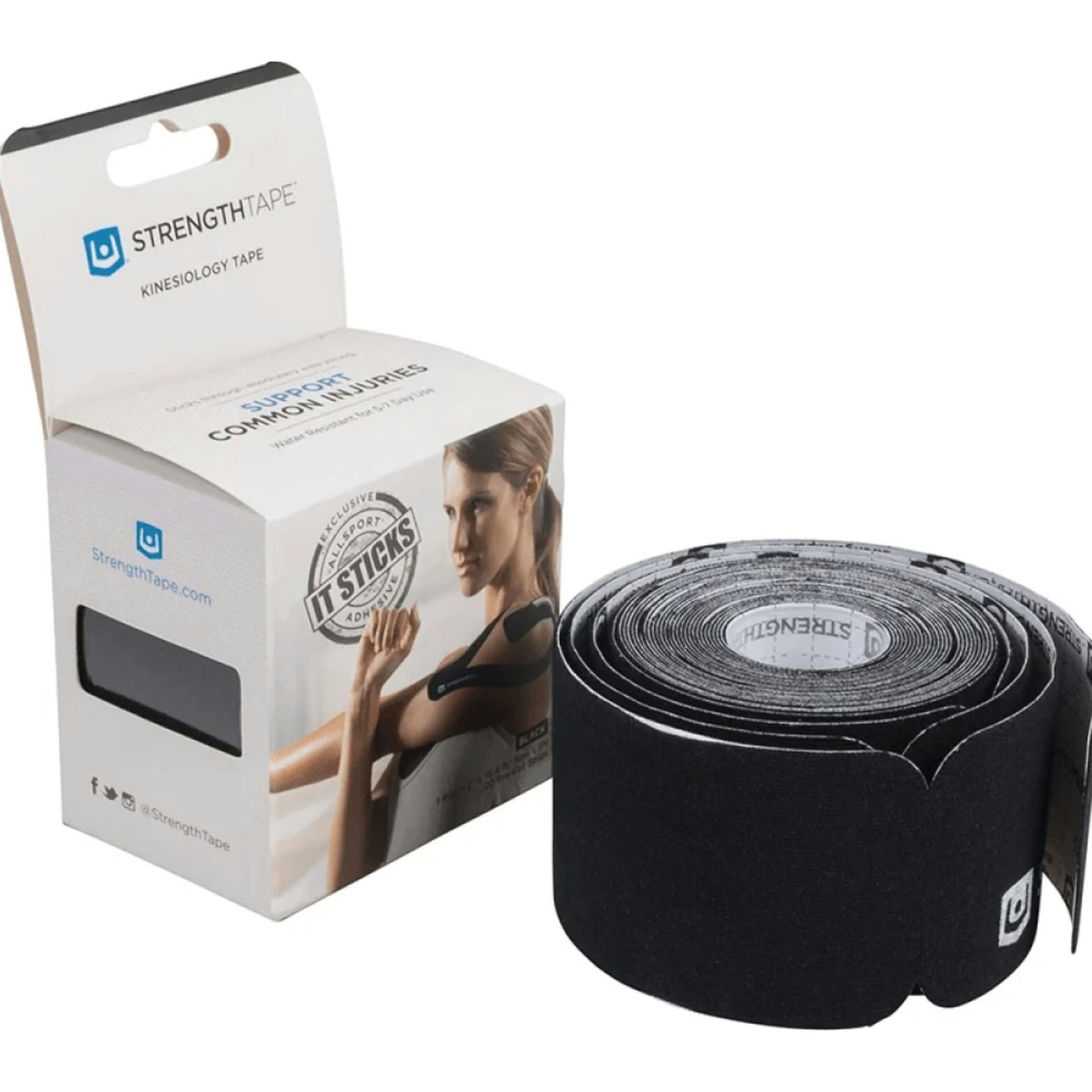 StrengthTape Kinesiology Tape 5M Precut Roll