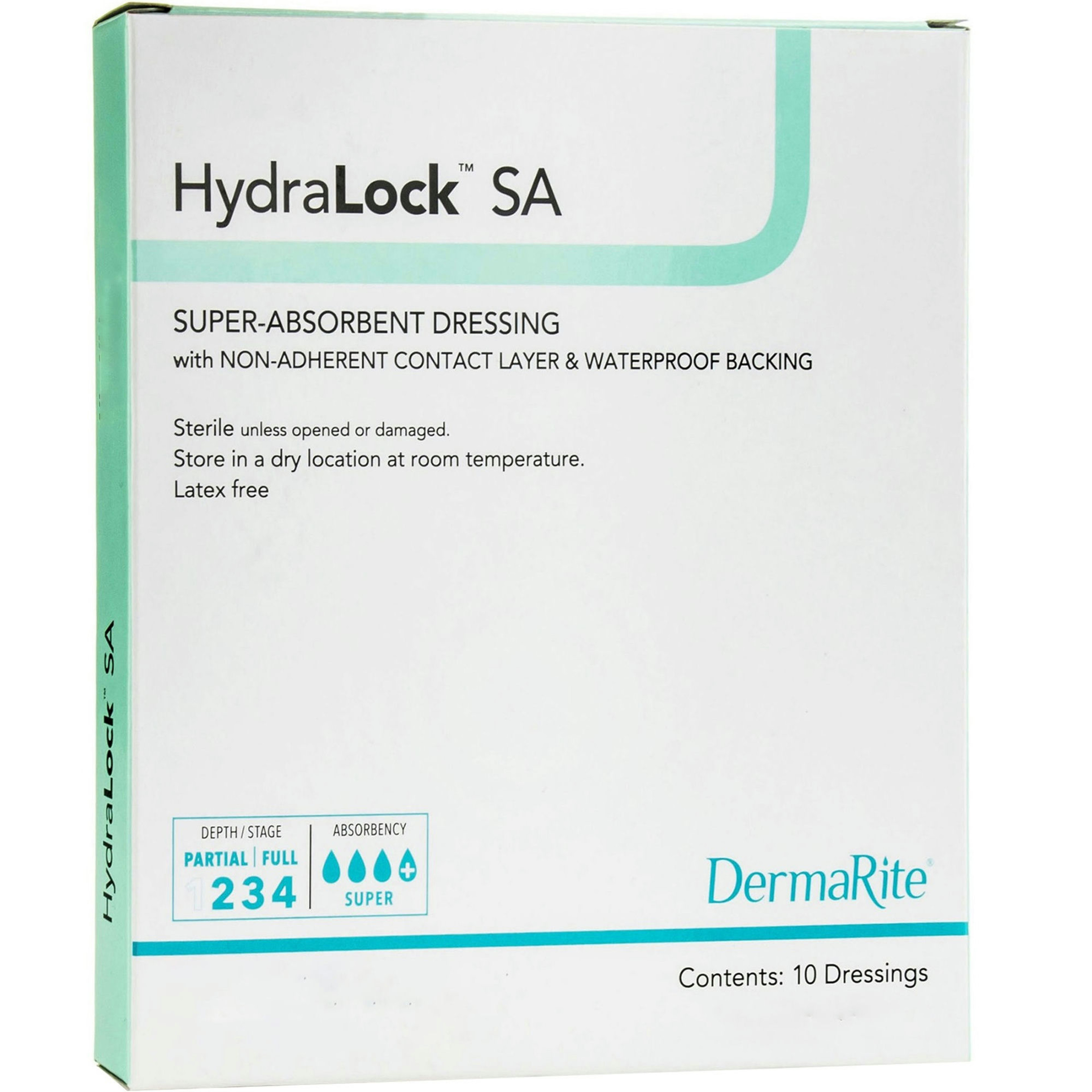 DermaRite HydraLock SA Super Absorbent Dressing