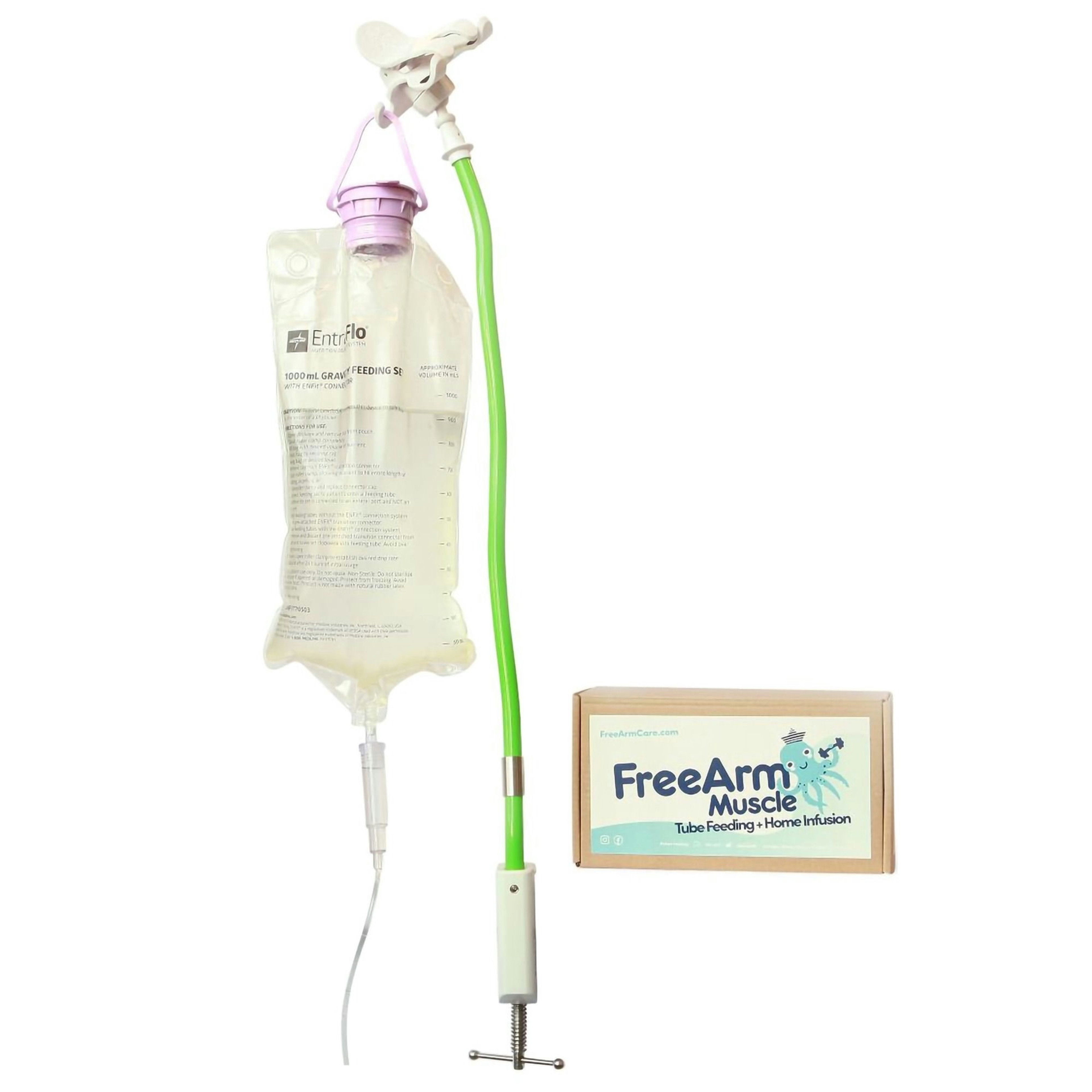 FreeArm Muscle Tube Feeding and Infusion Holder