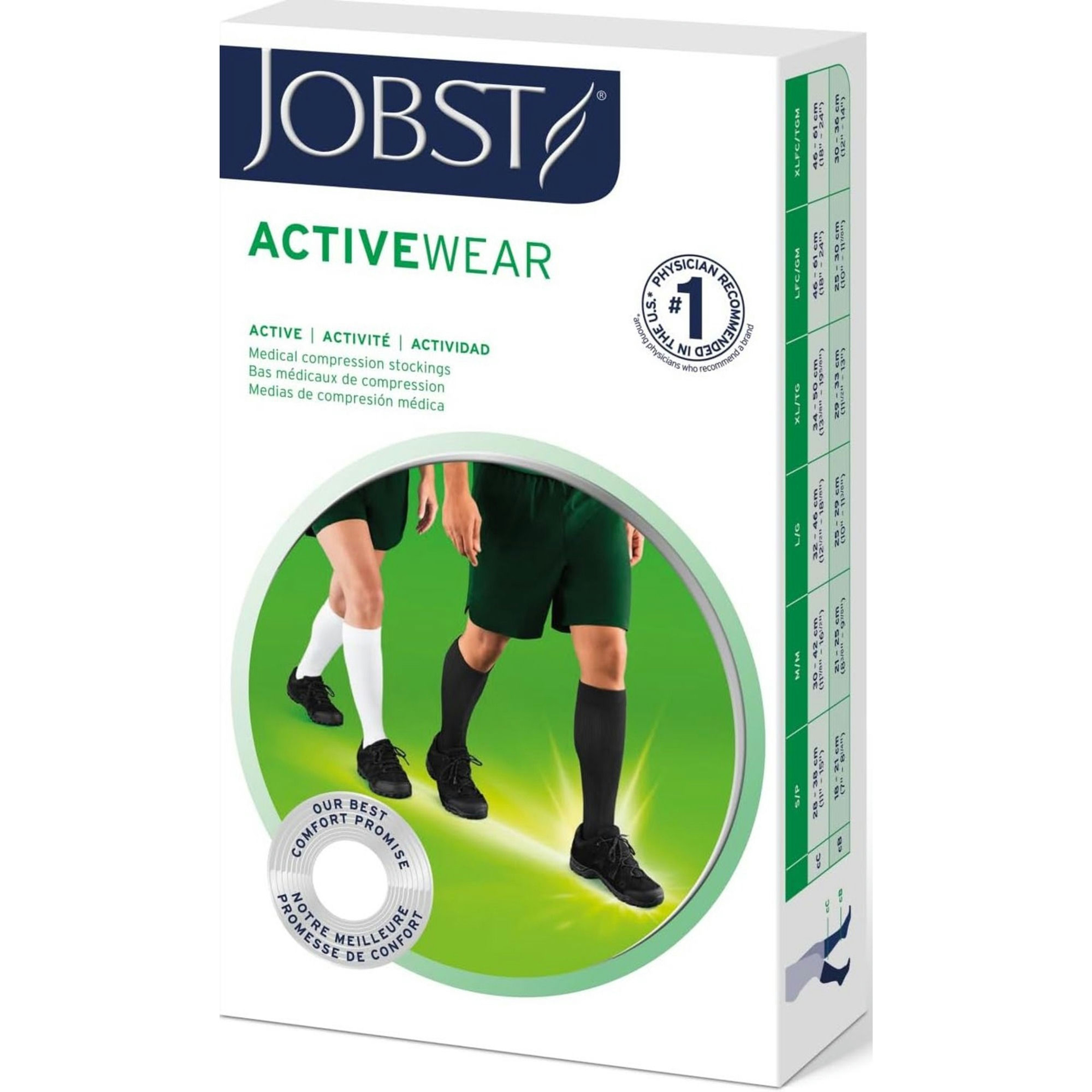 JOBST ActiveWear Medical Compression Stockings, 30-40 mmHg