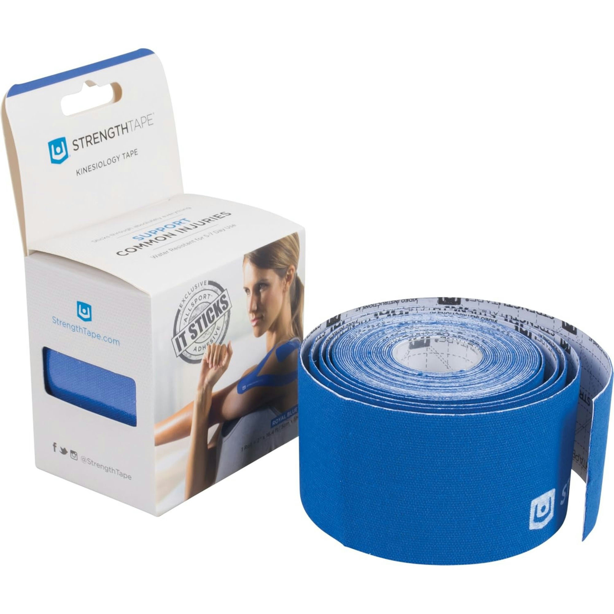 StrengthTape Kinesiology Tape 5M Uncut Roll