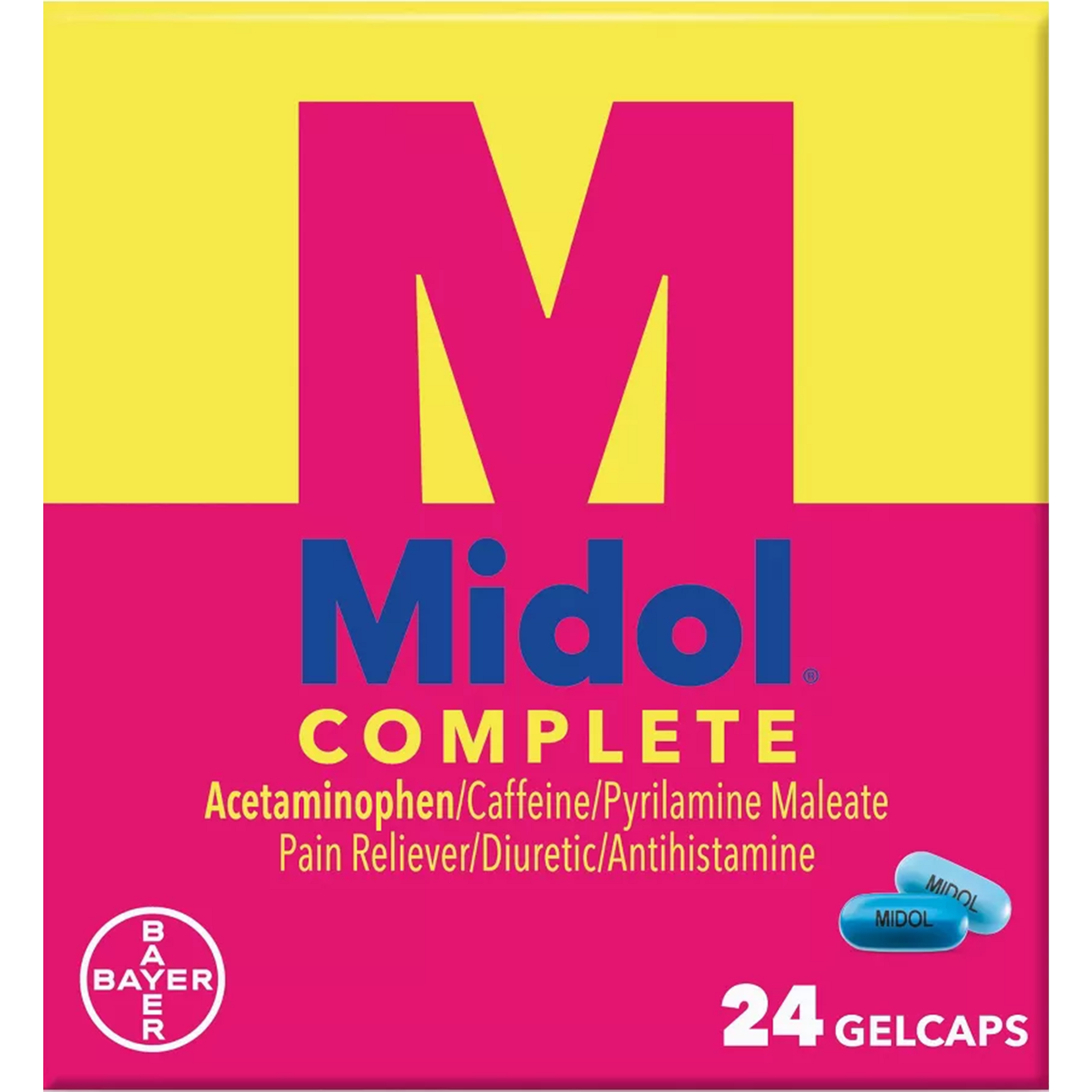 Midol Complete Multi-Symptom Relief Gelcaps