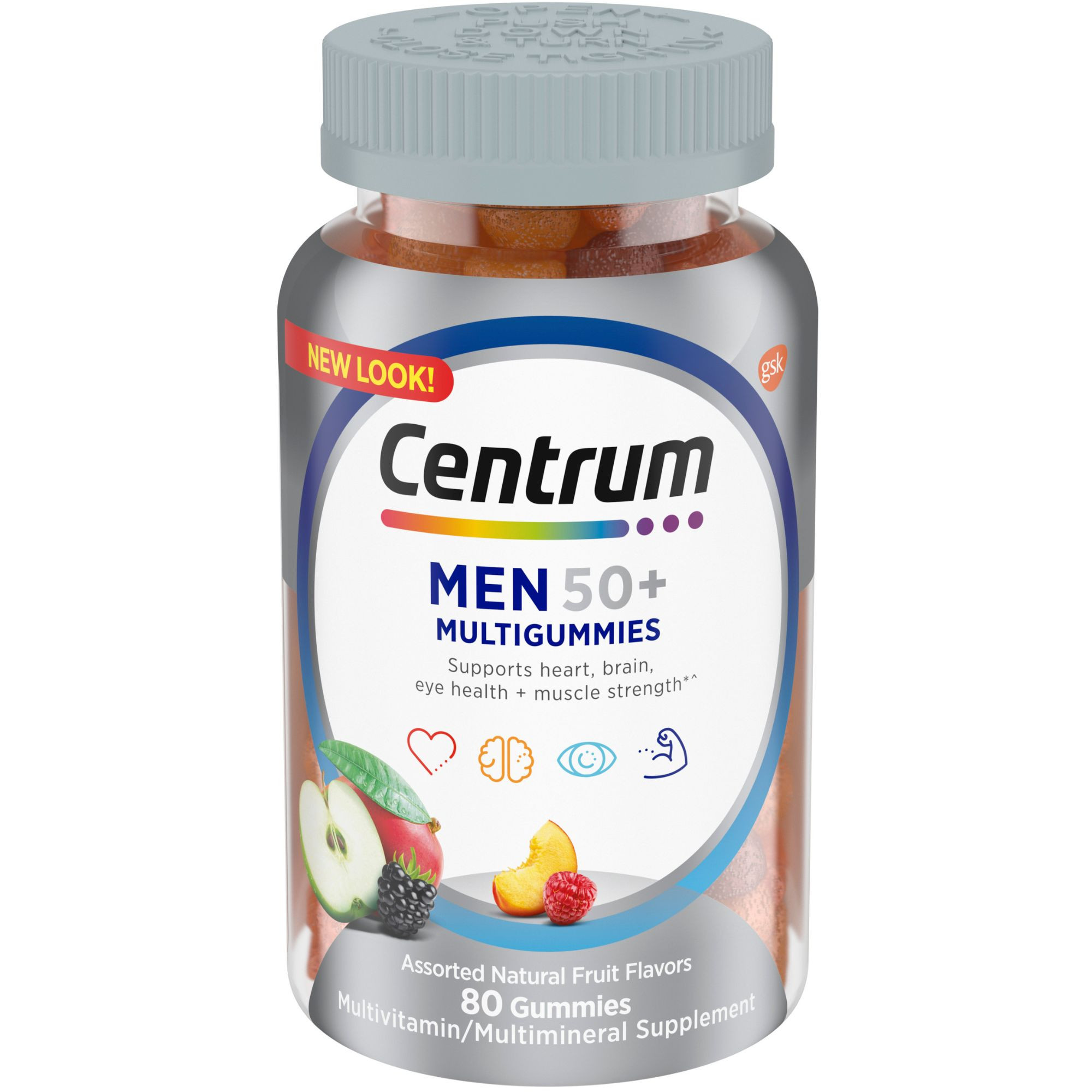 Centrum Men 50+ Multigummies Multivitamin & Multimineral Supplement