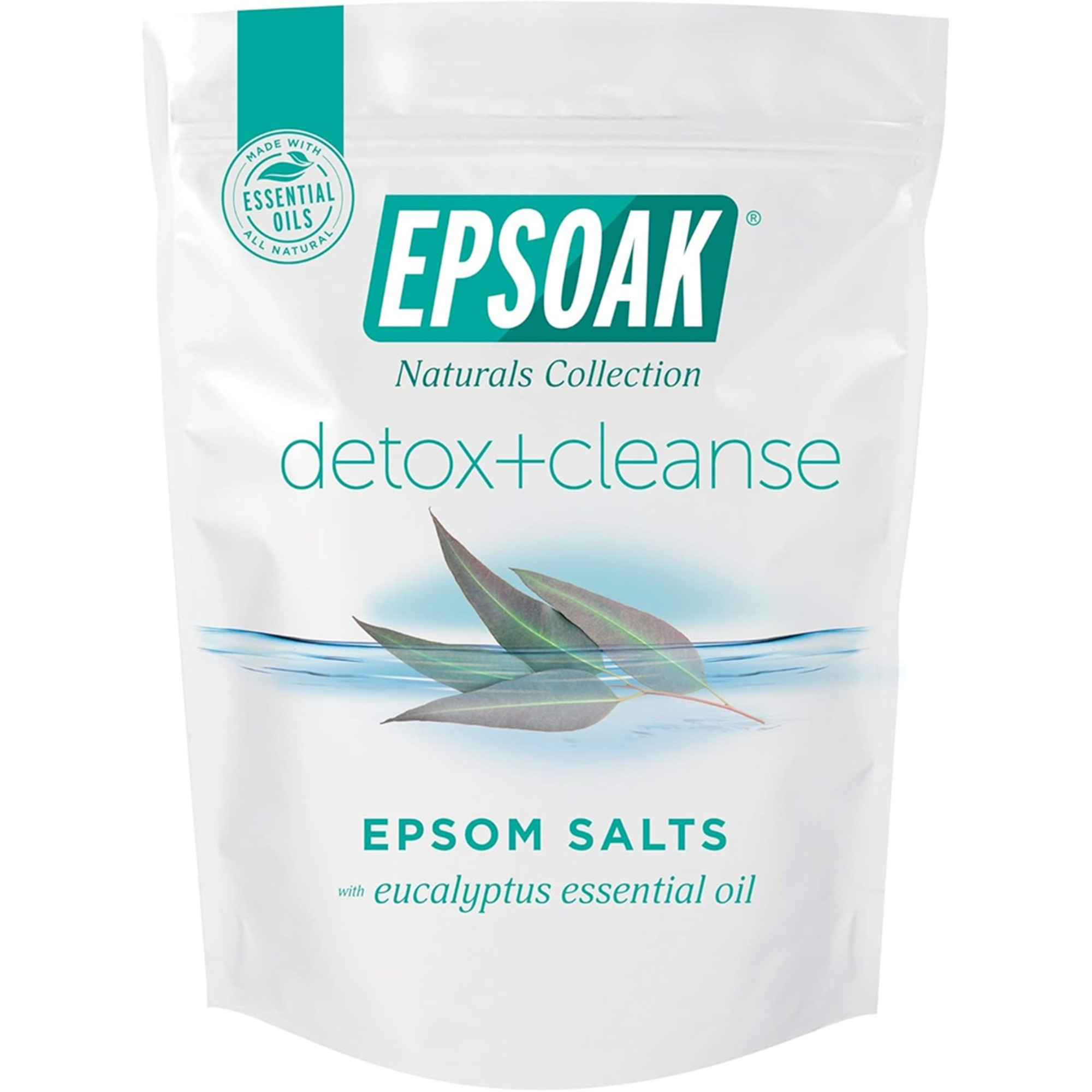 Epsoak Natural Collection Detox + Cleanse Eucalyptus Epsom Salts