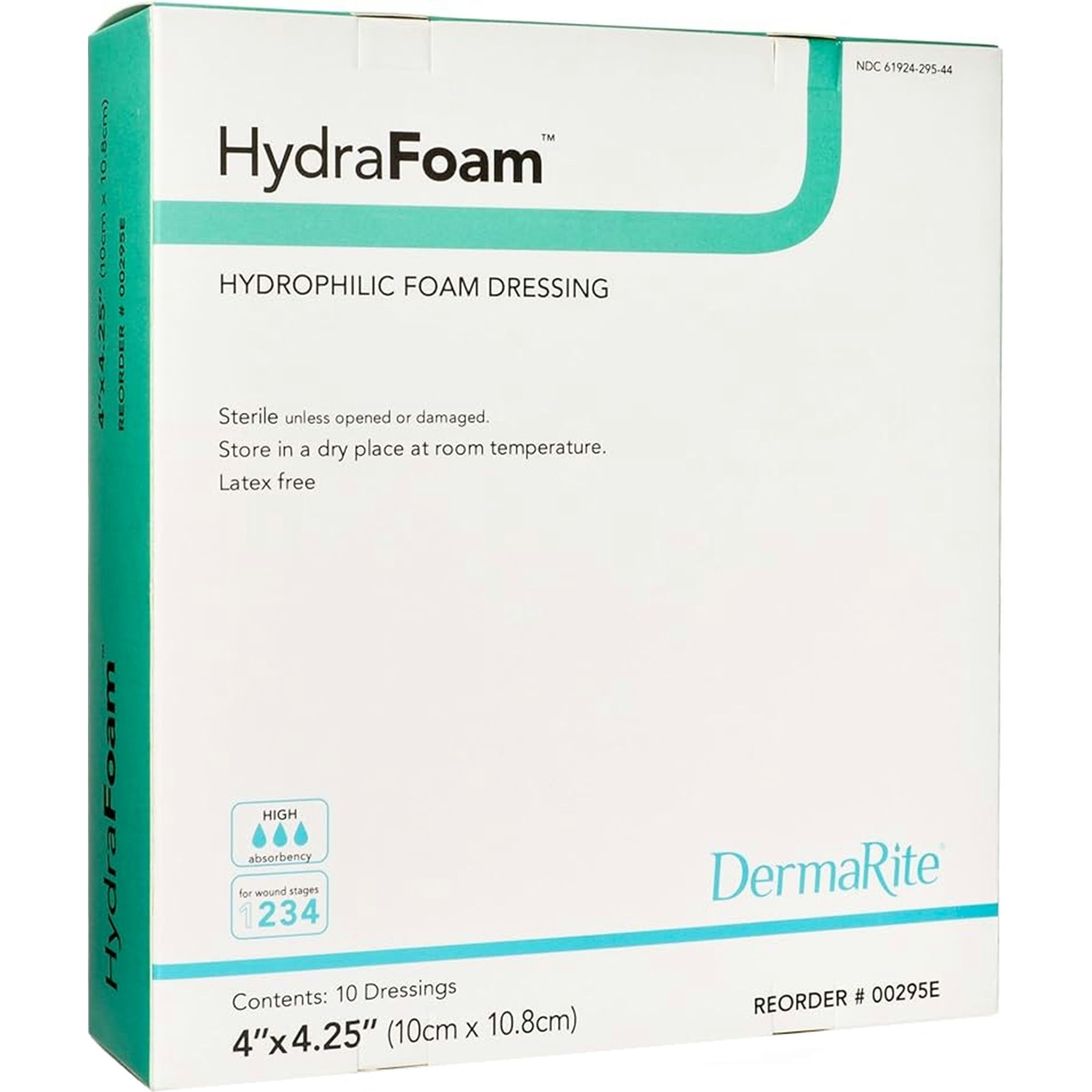 DermaRite HydraFoam Hydrophilic Foam Dressing