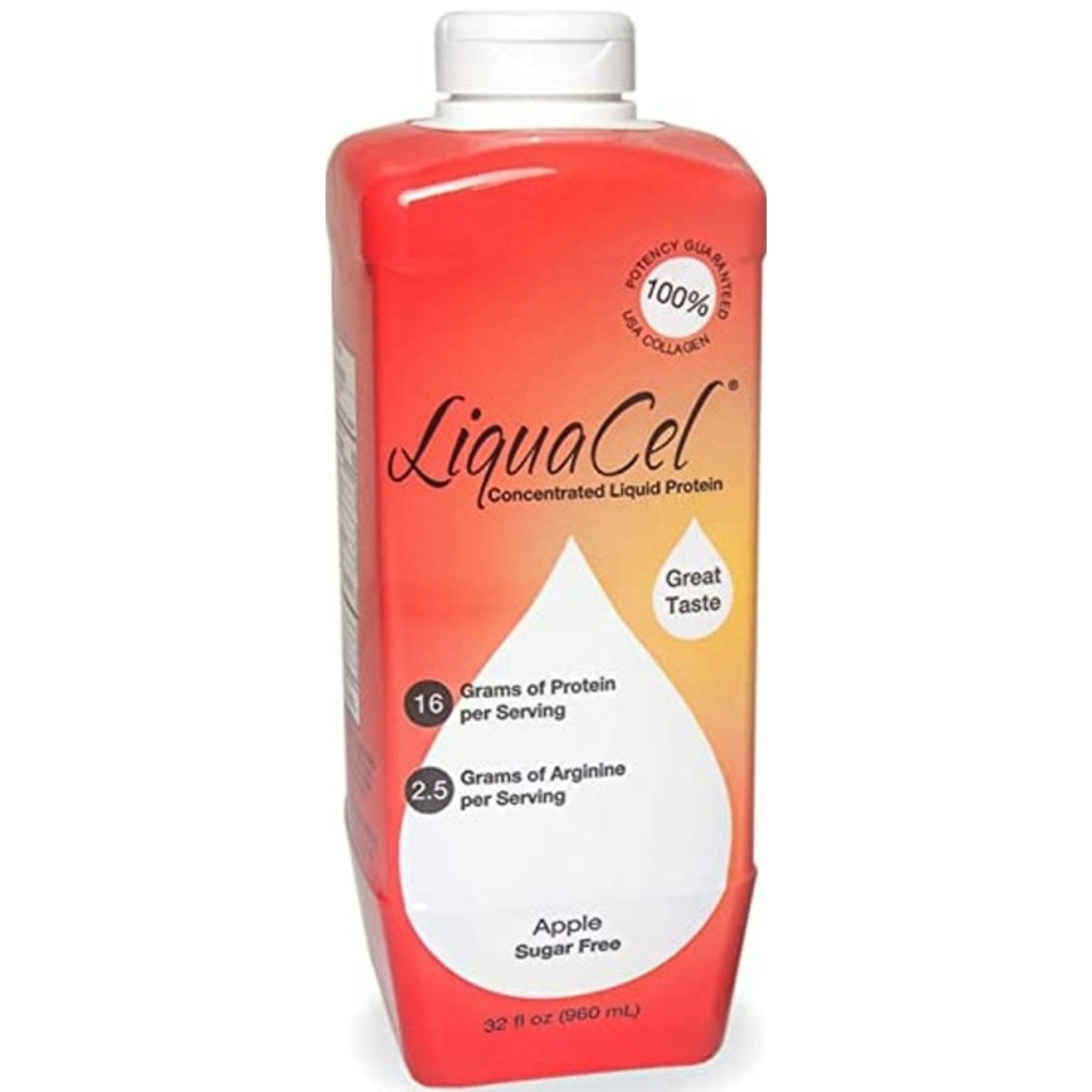 LiquaCel Ready-to-Use Liquid Protein, Apple Flavor
