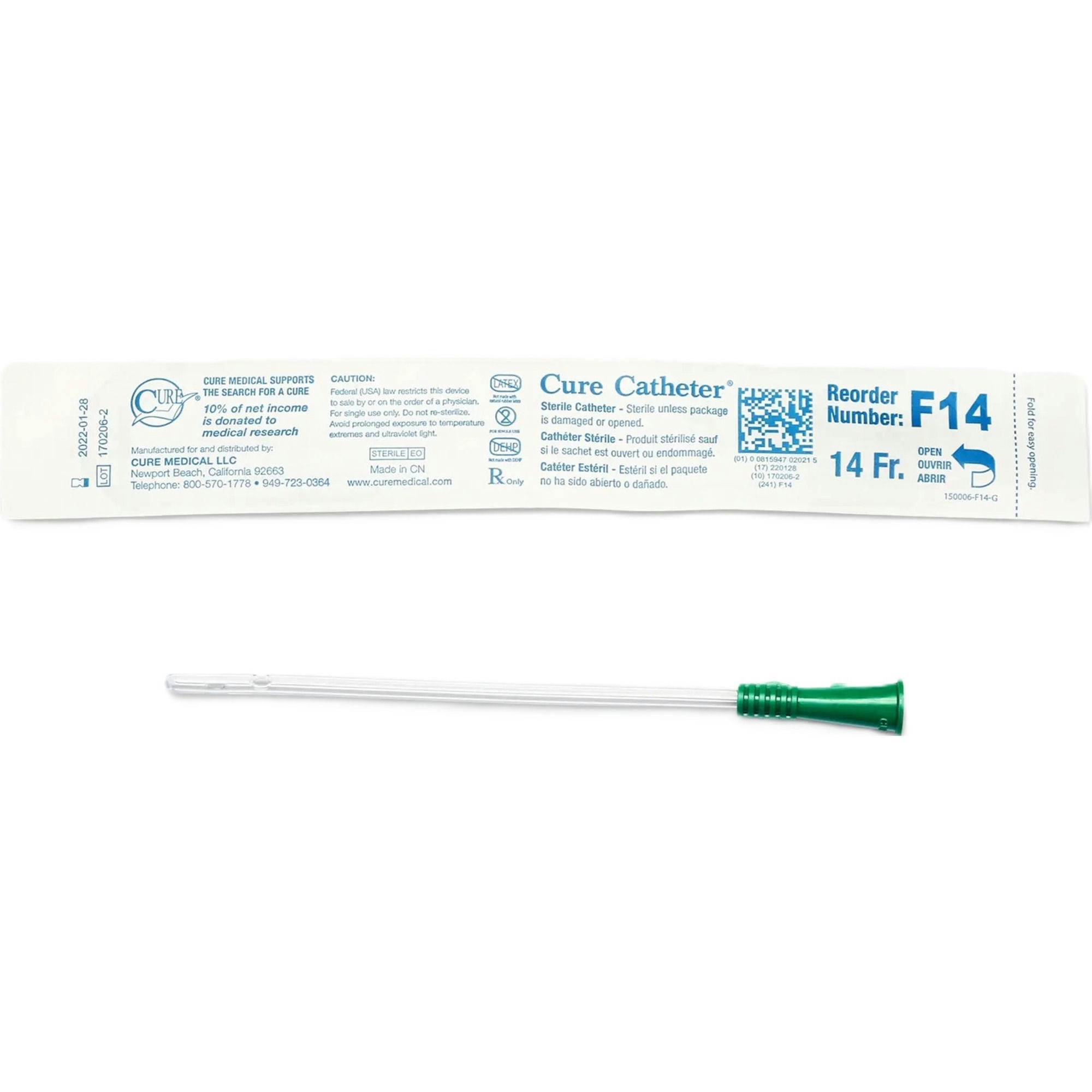 Cure Catheter Urethral Catheter, Female