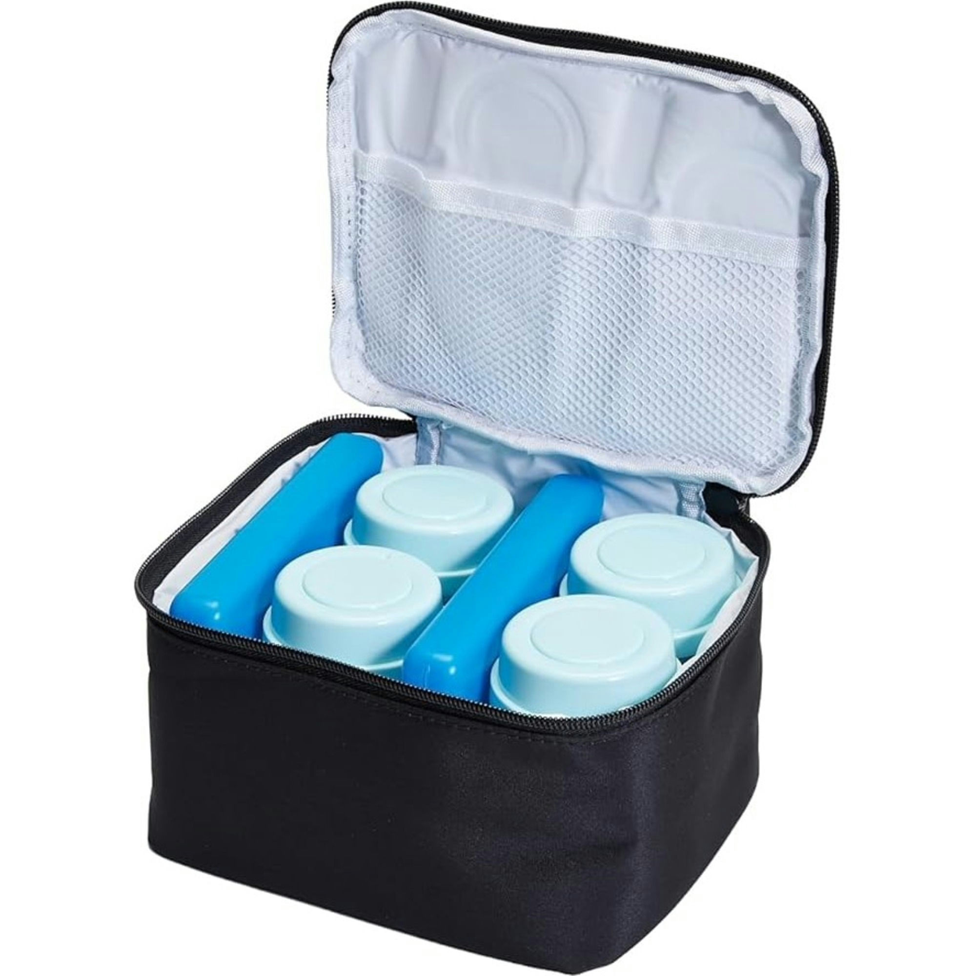 Zomee Cooler Bag with Four Wide Neck Bottles