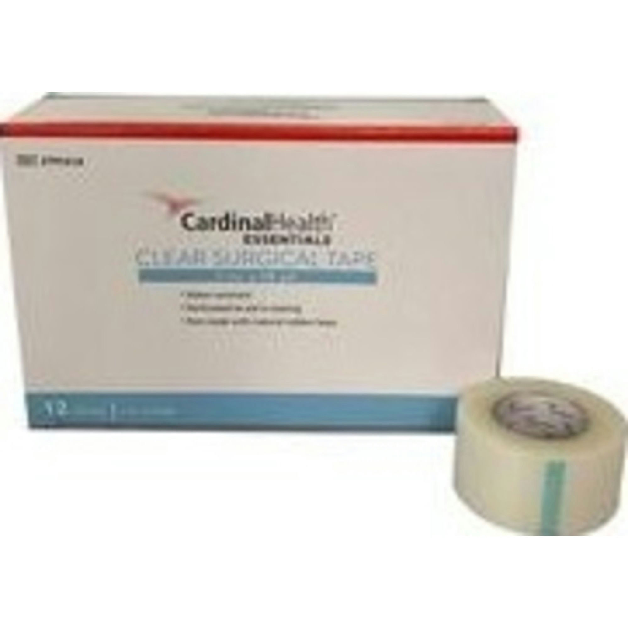 Cardinal Health Essentials ReliaMed Clear Surgical Tape, .5" X 10 yds