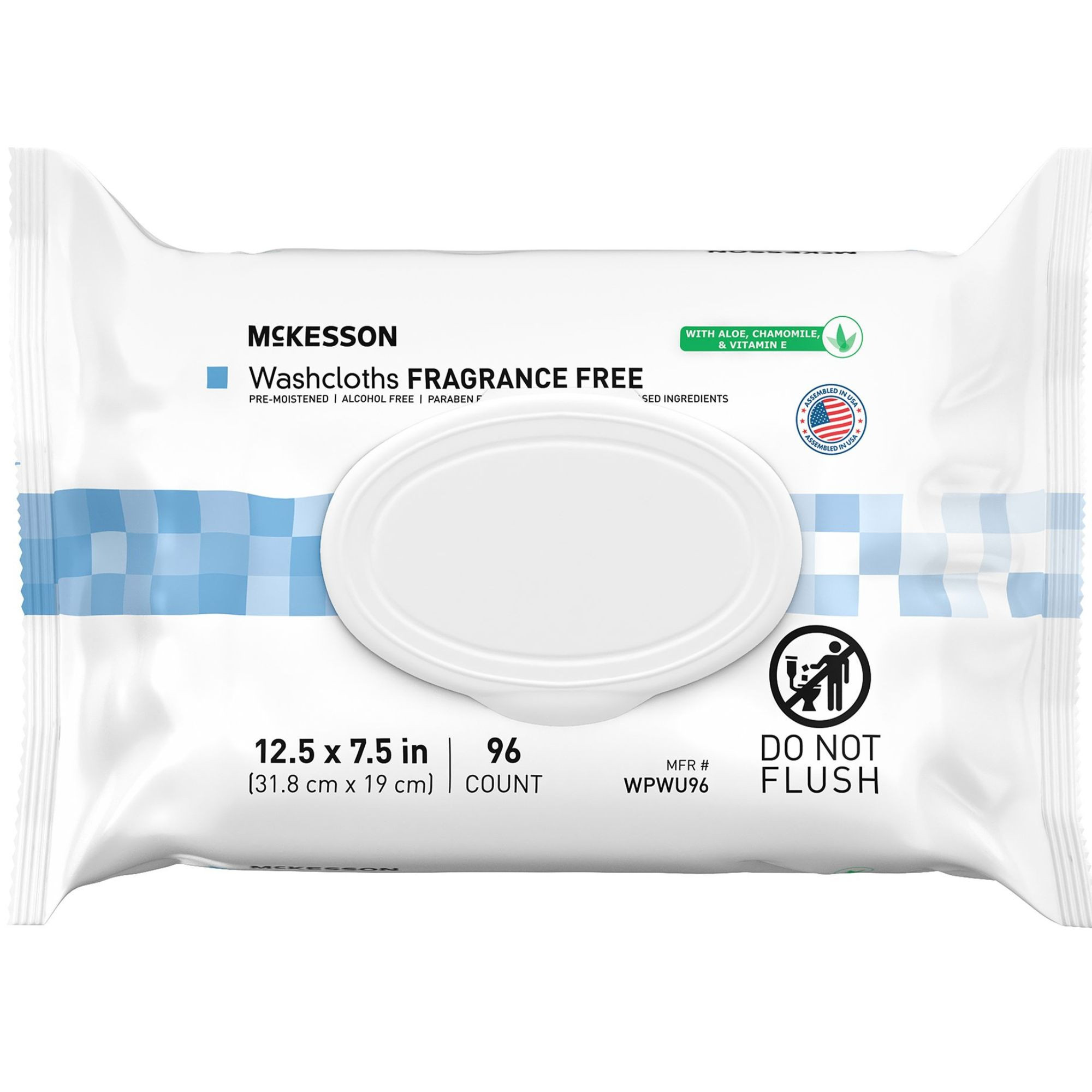 McKesson Fragrance-Free Washcloths