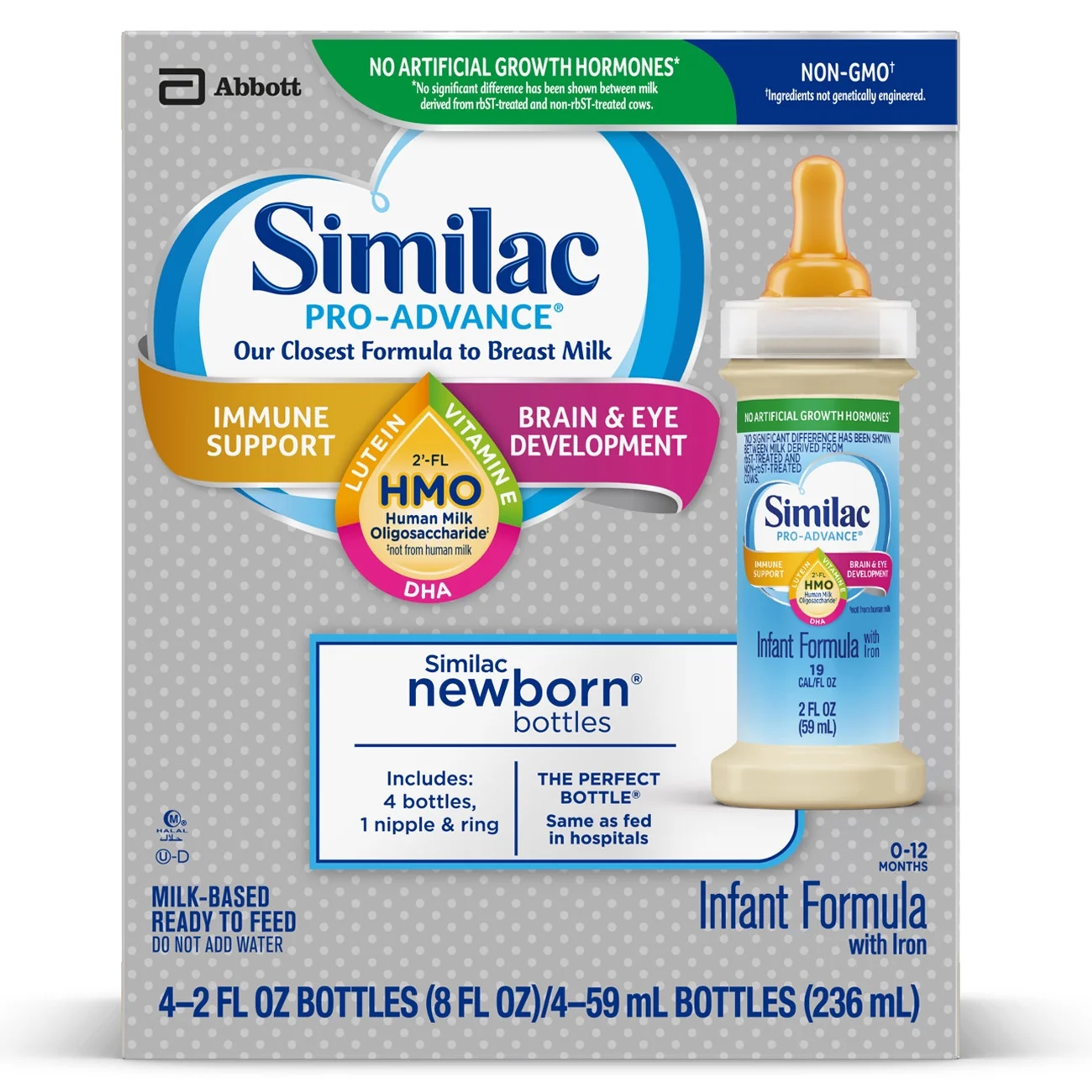 Similac Pro-Advance Ready to Use Infant Formula, 2 oz