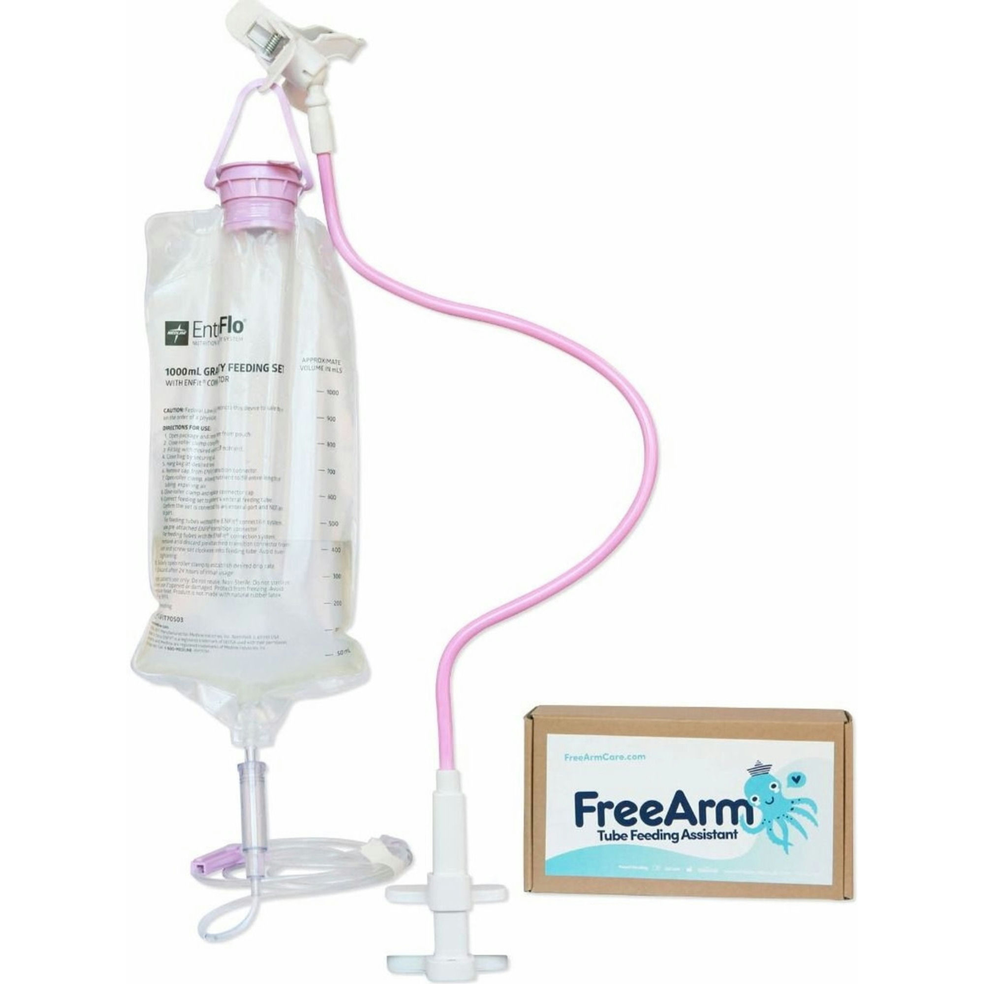 FreeArm Muscle Tube Feeding and Infusion Holder
