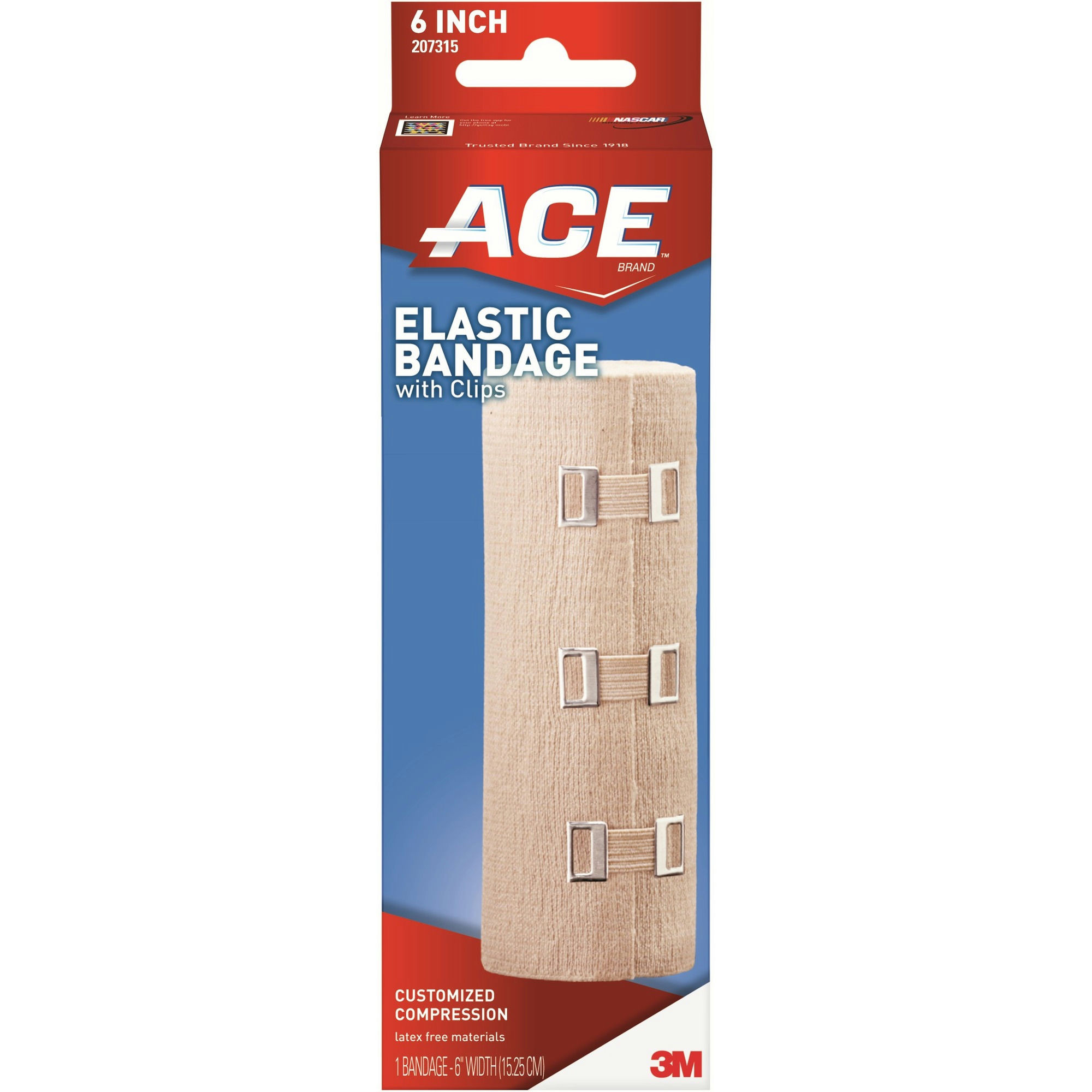 3M ACE Elastic Bandage with Clips