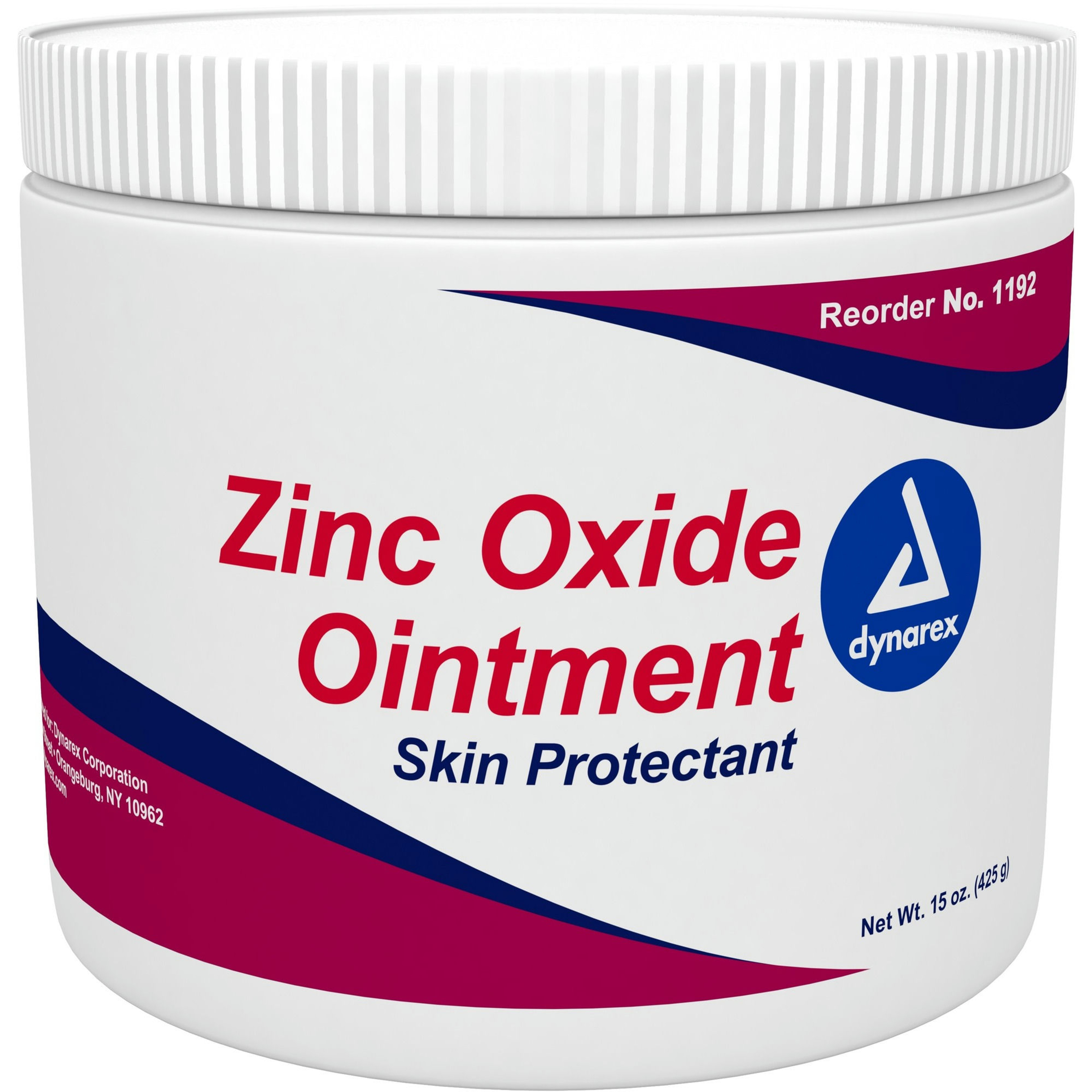 Dynarex Zinc Oxide Ointment Skin Protectant, 15 oz.