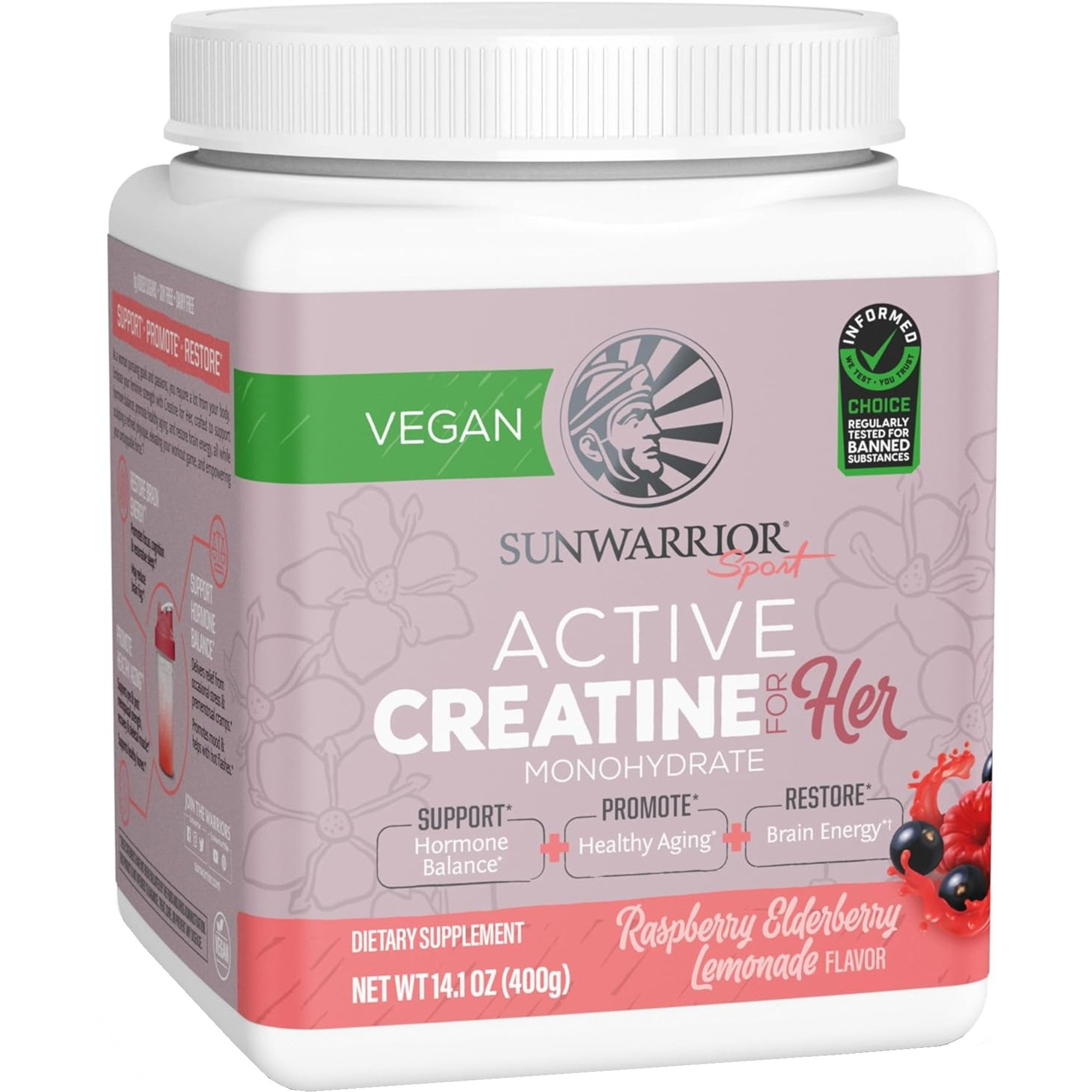 Sunwarrior Sport Active Creatine Monohydrate for Her Dietary Supplement