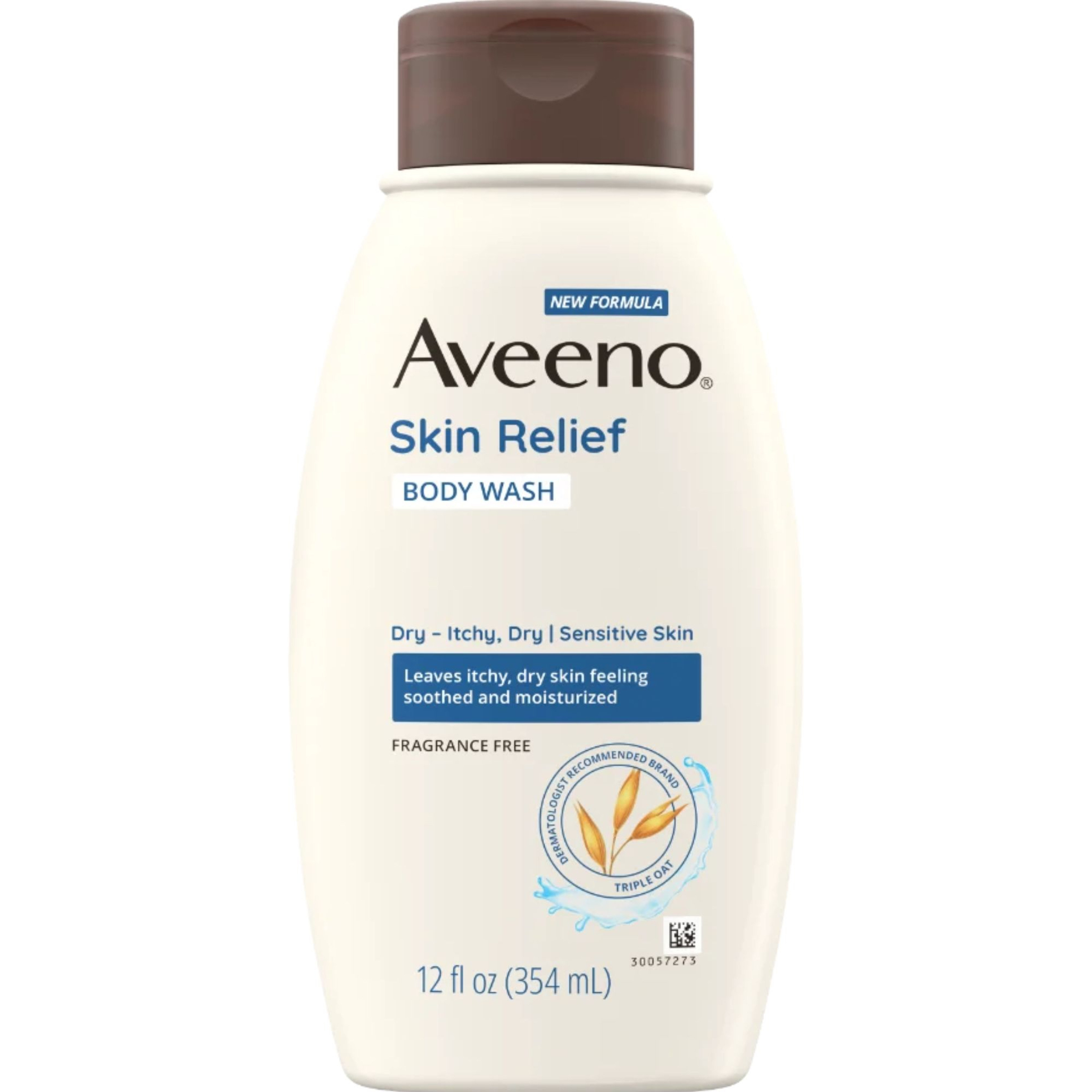 Aveeno Skin Relief Fragrance-Free Body Wash for Sensitive, Itchy, Dry Skin