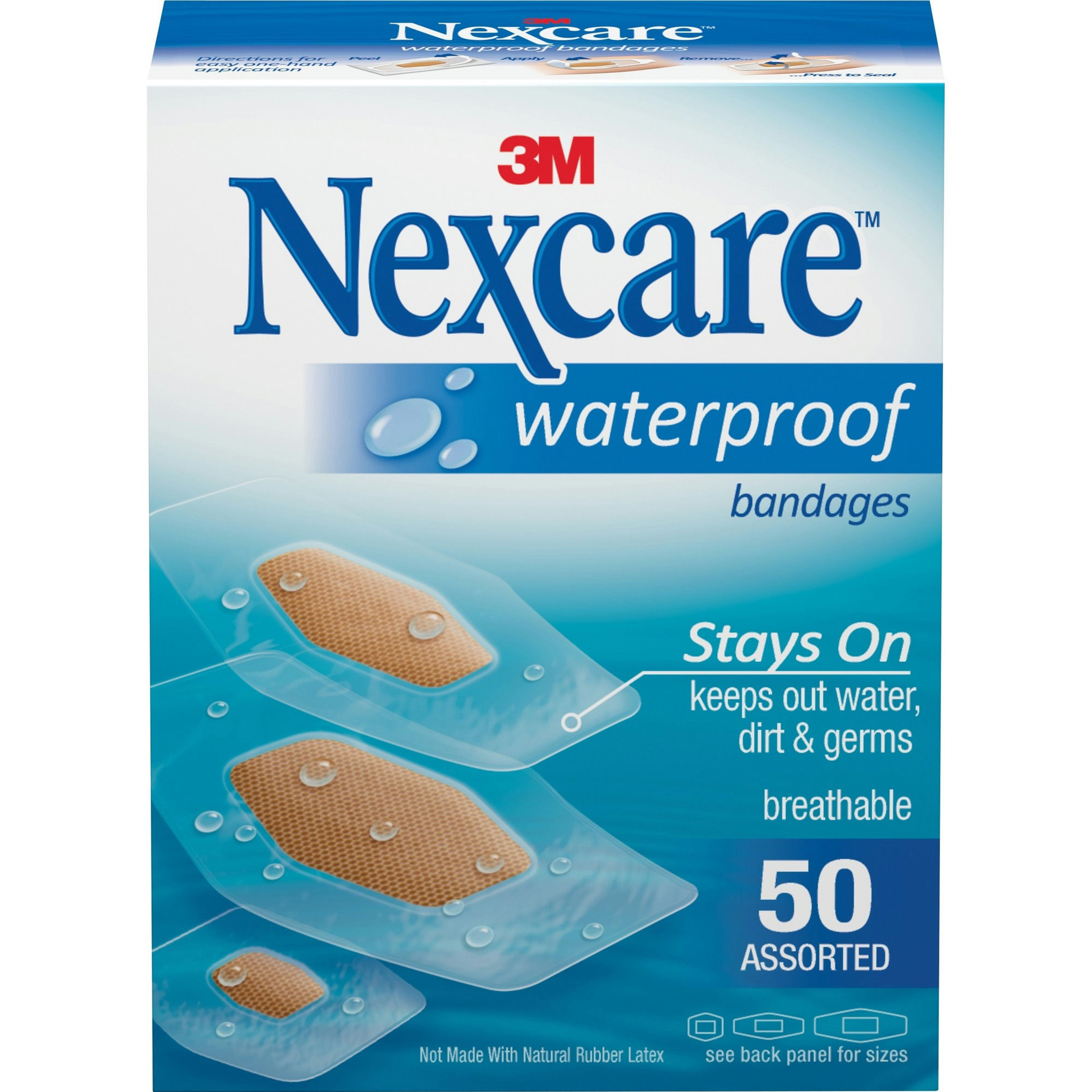 Nexcare Clear Waterproof Bandages