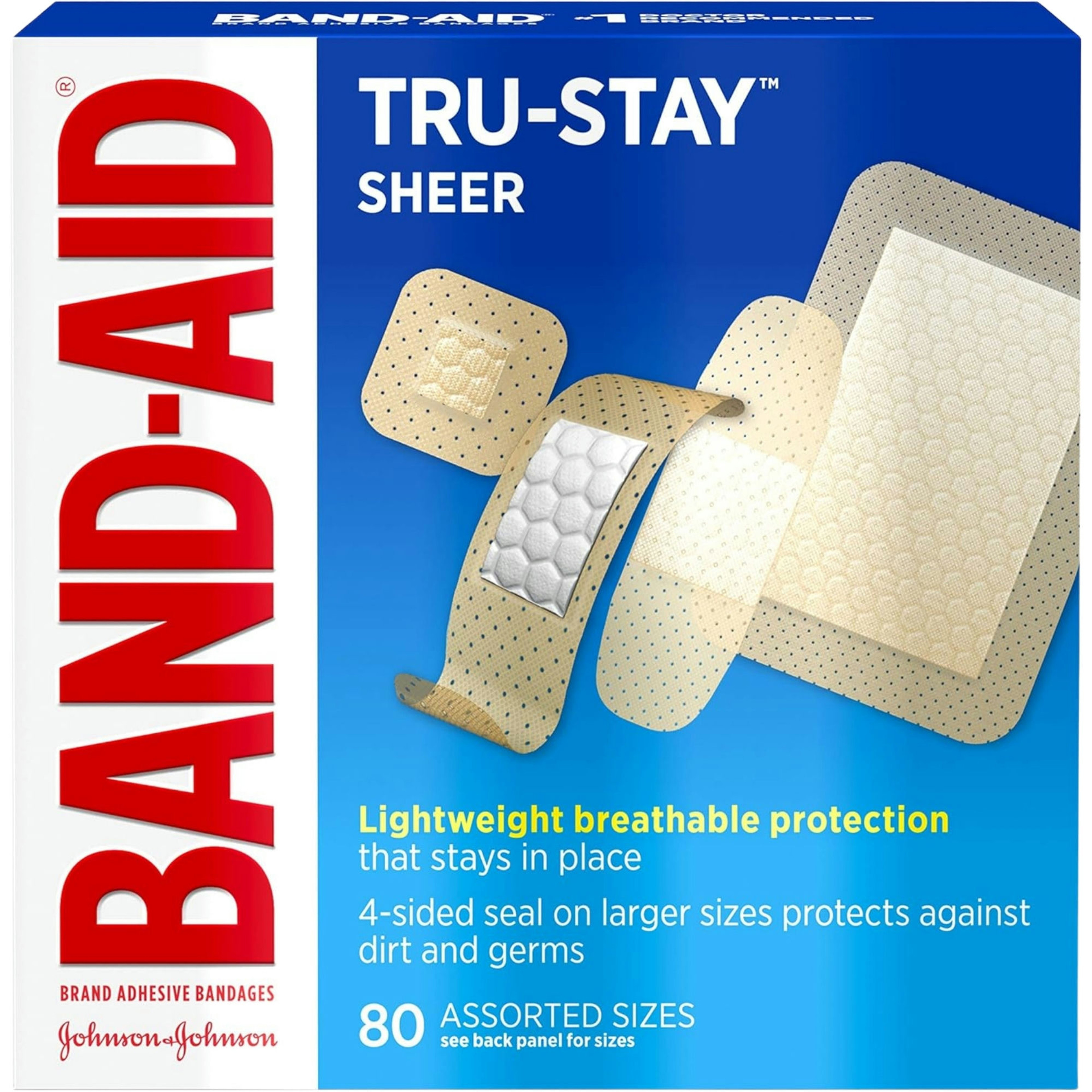 Band-Aid Tru-Stay Sheer Strips Adhesive Bandages
