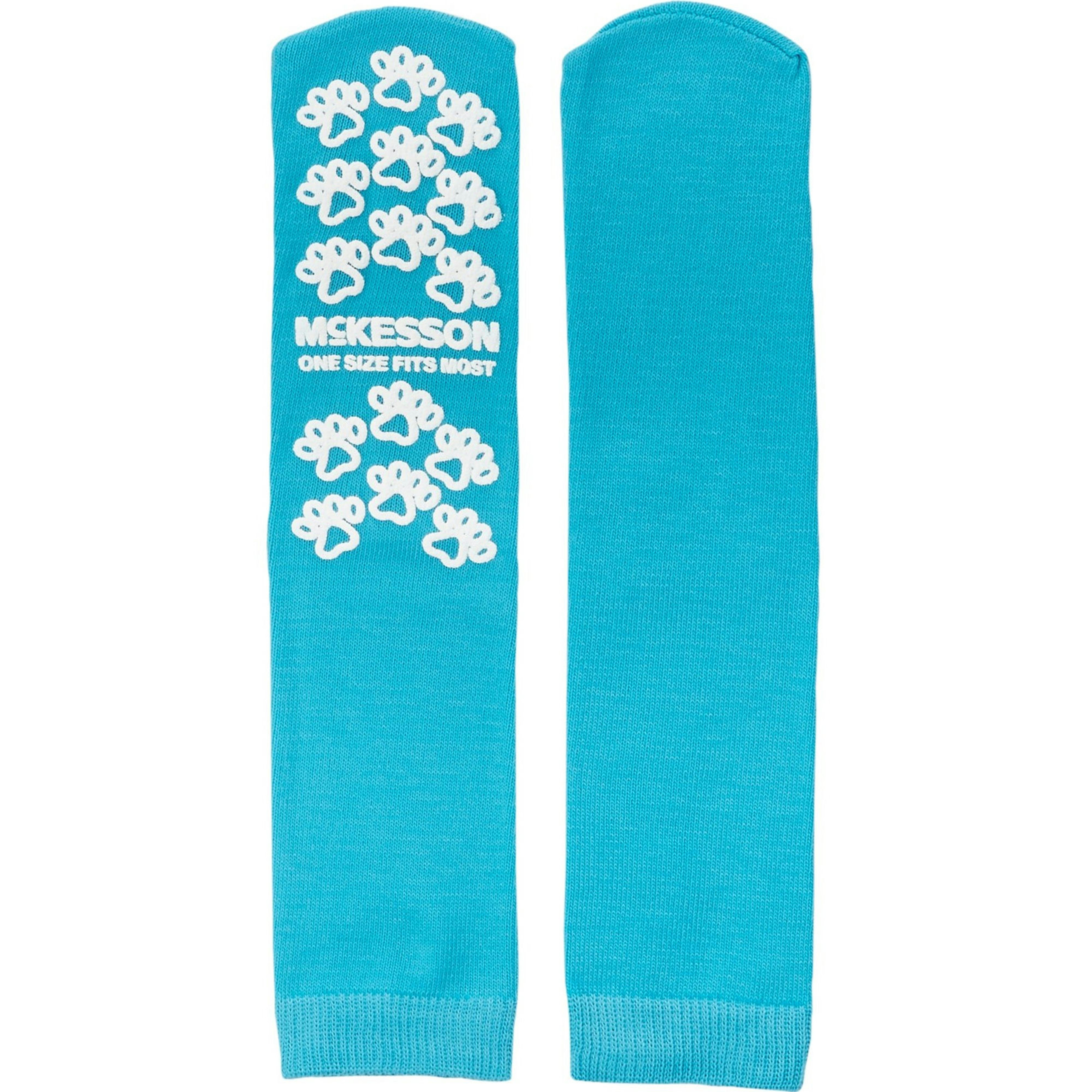 McKesson Paw Prints Slipper Socks