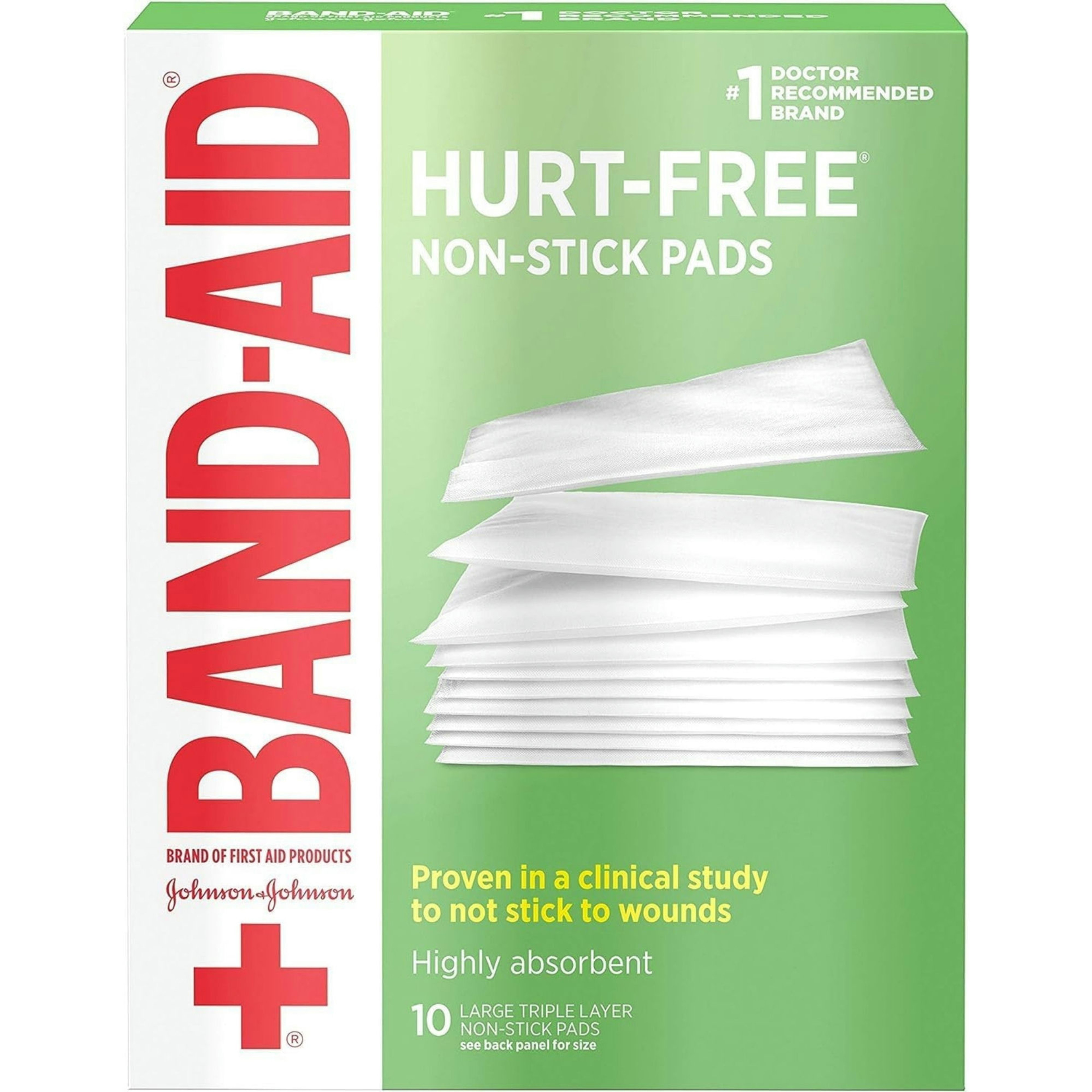 Band-Aid Hurt-Free Non-Stick Pads