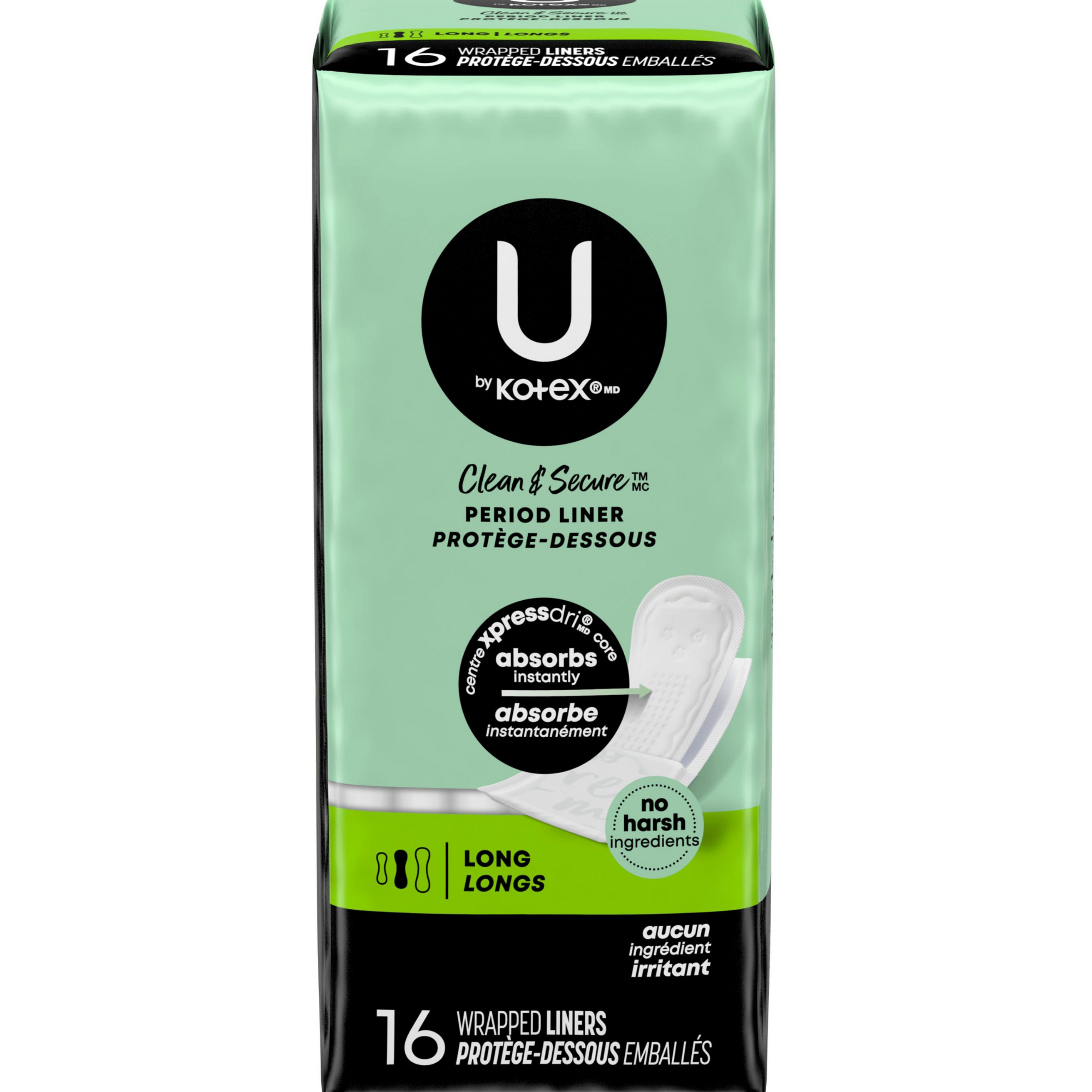 U by Kotex Fresh And Dry Long Panty Liners