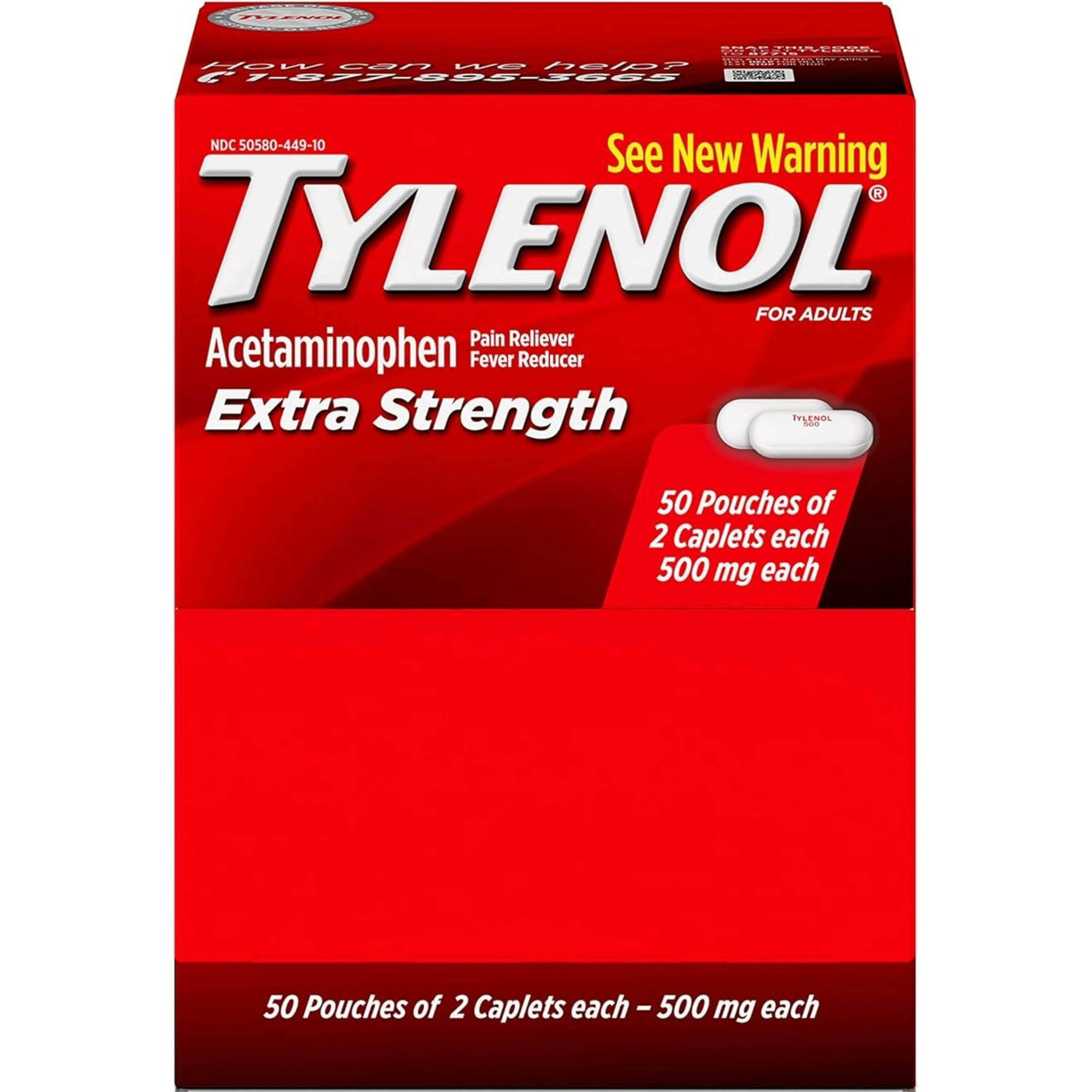 Tylenol Extra Strength, 500 mg Acetaminophen
