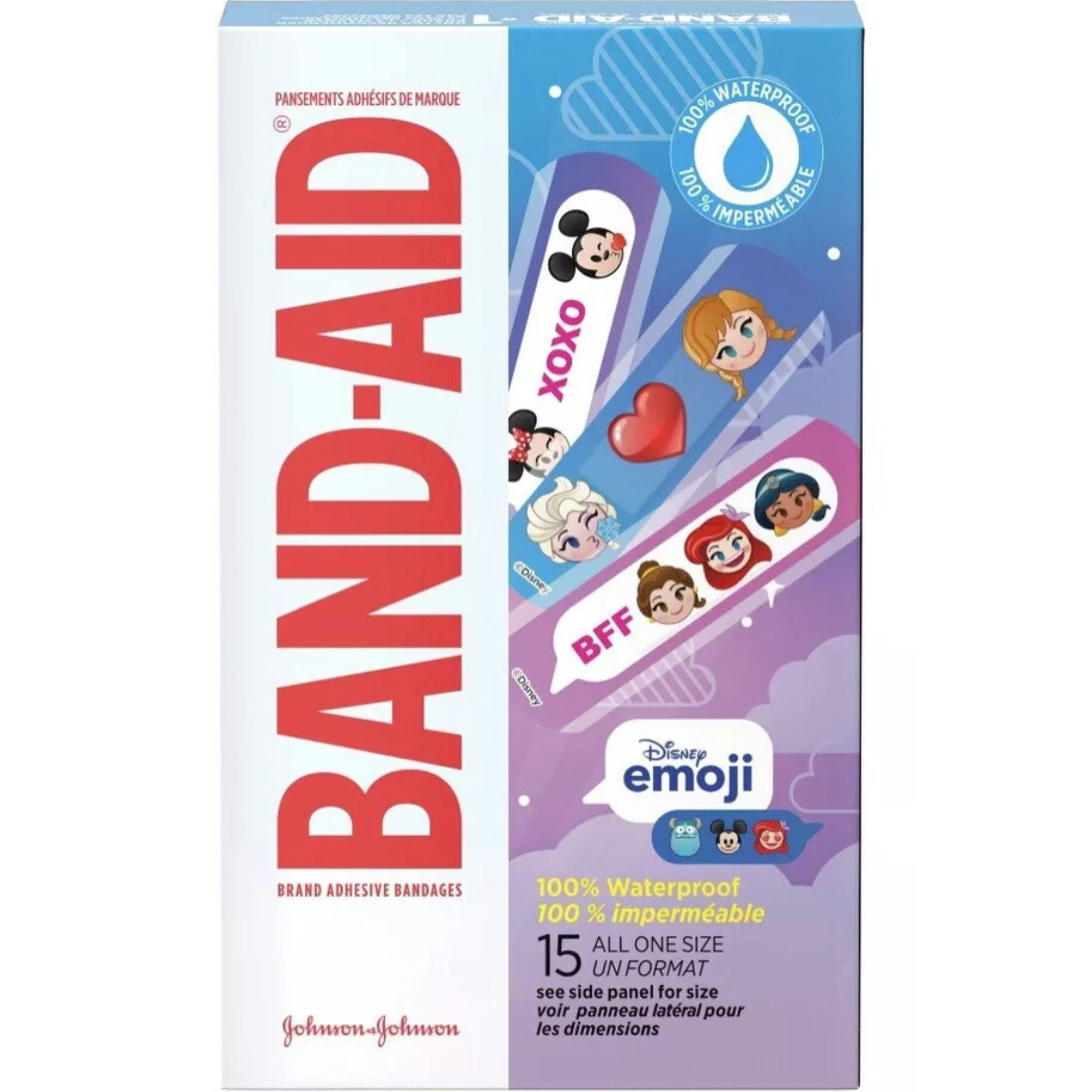 Band-Aid Adhesive Bandages Disney Emoji