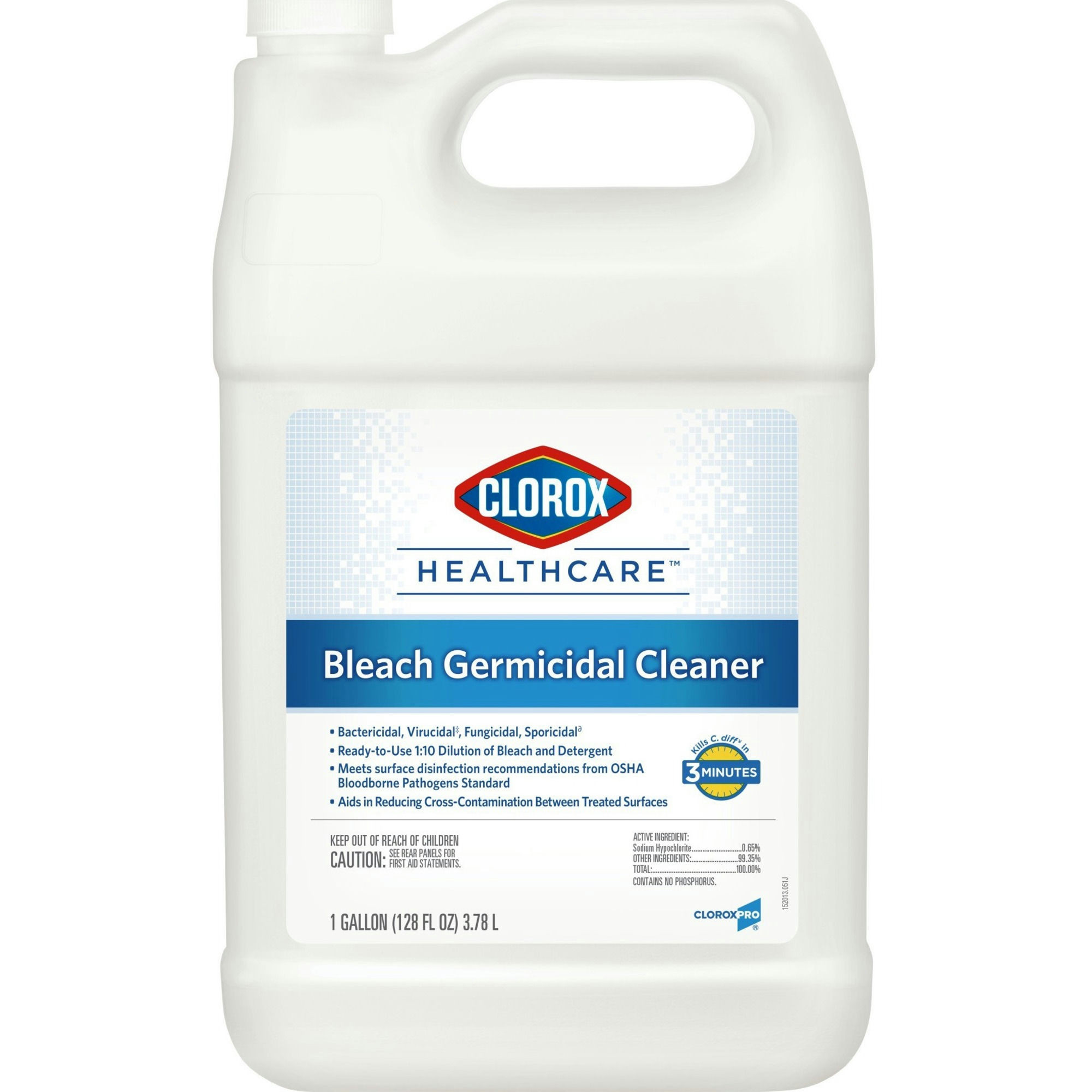 Clorox Healthcare Bleach Germicidal Surface Disinfectant Cleaner